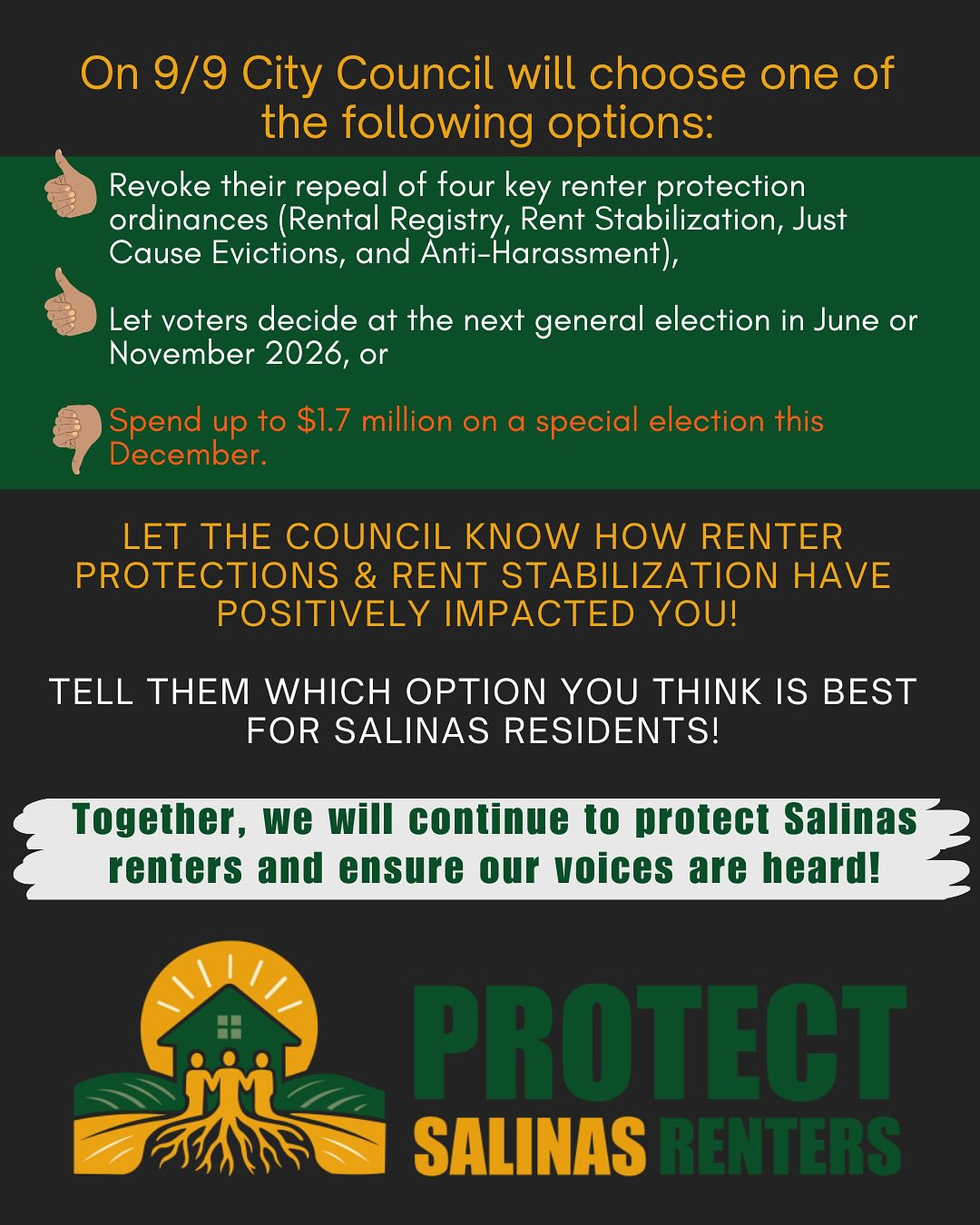 Protect Salinas Renters | Salinas CA