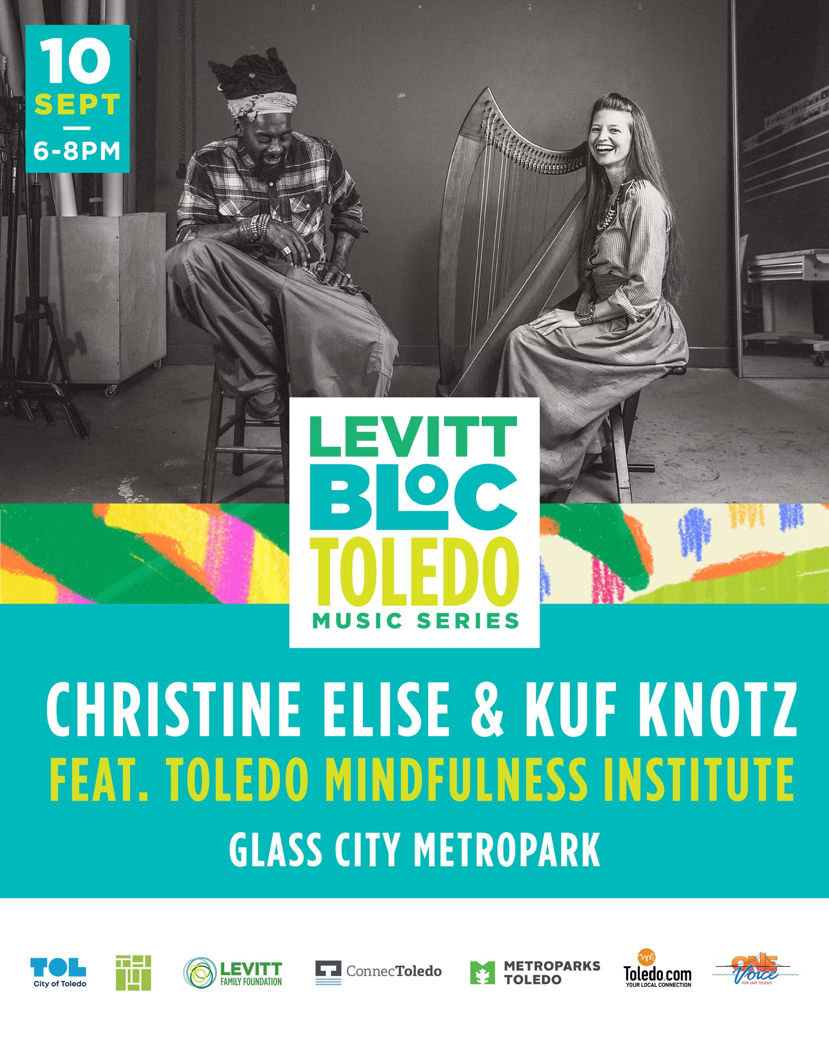 Levitt Bloc Toledo free concert: Christine Elise & Kuf Knotz at