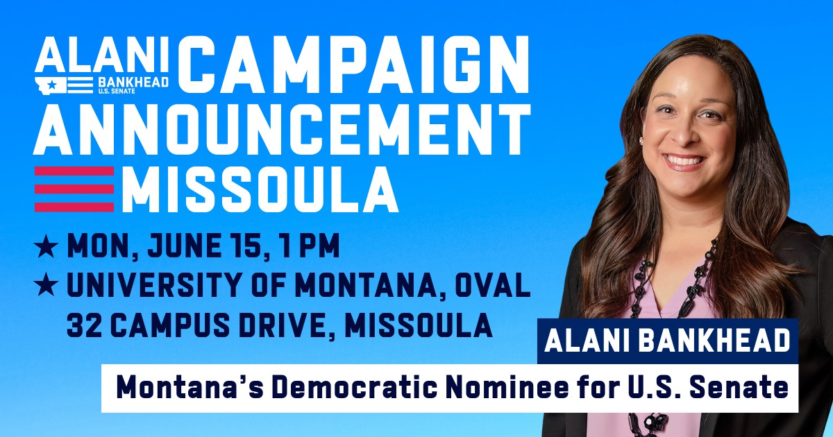 Alani Bankhead to make U.S. Senate campaign announcement in Missoula