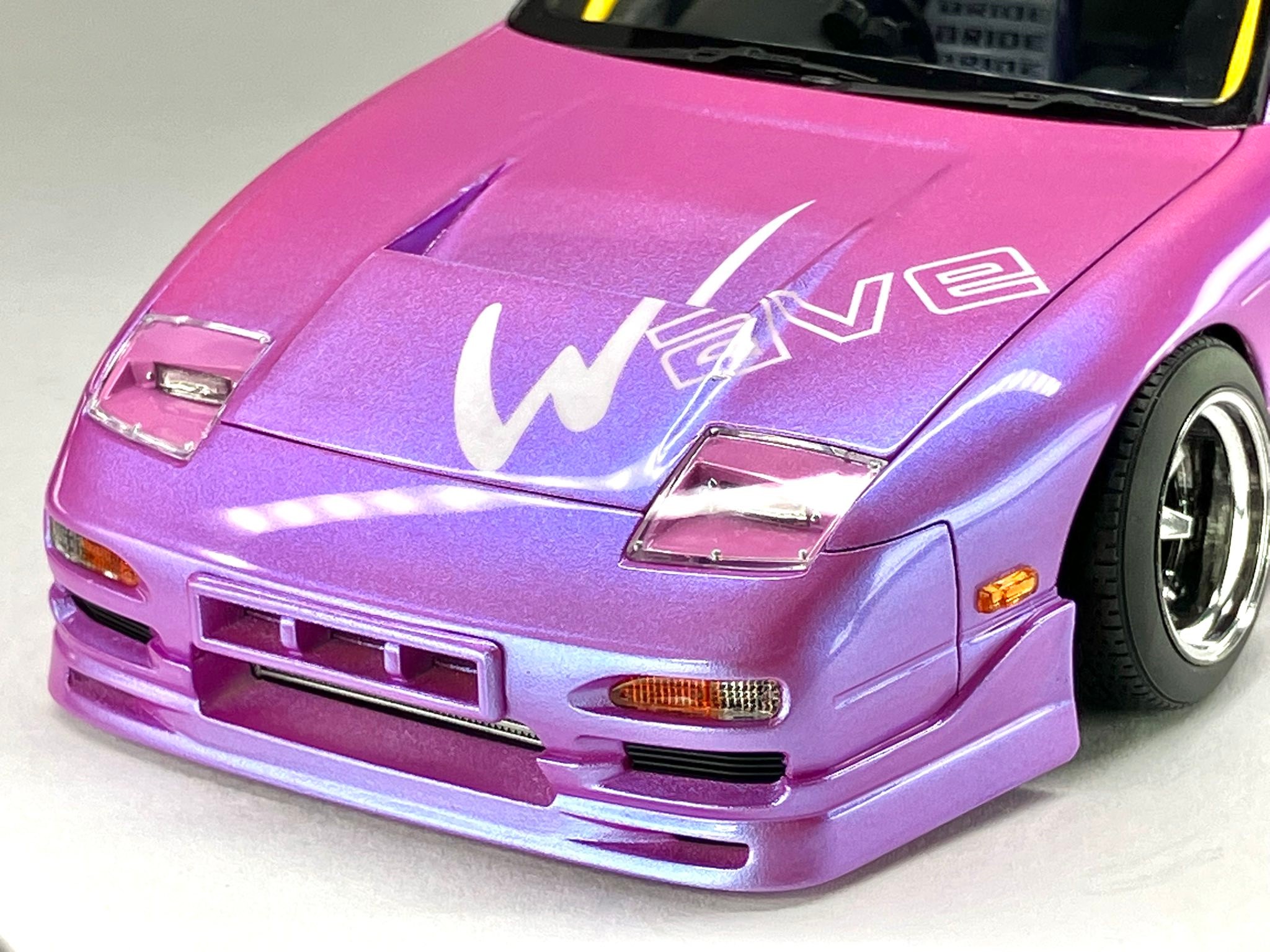 アオシマ 1/24 B-WAVE 180SX 完成です。 6月14日 開催の【七ヶ浜AME