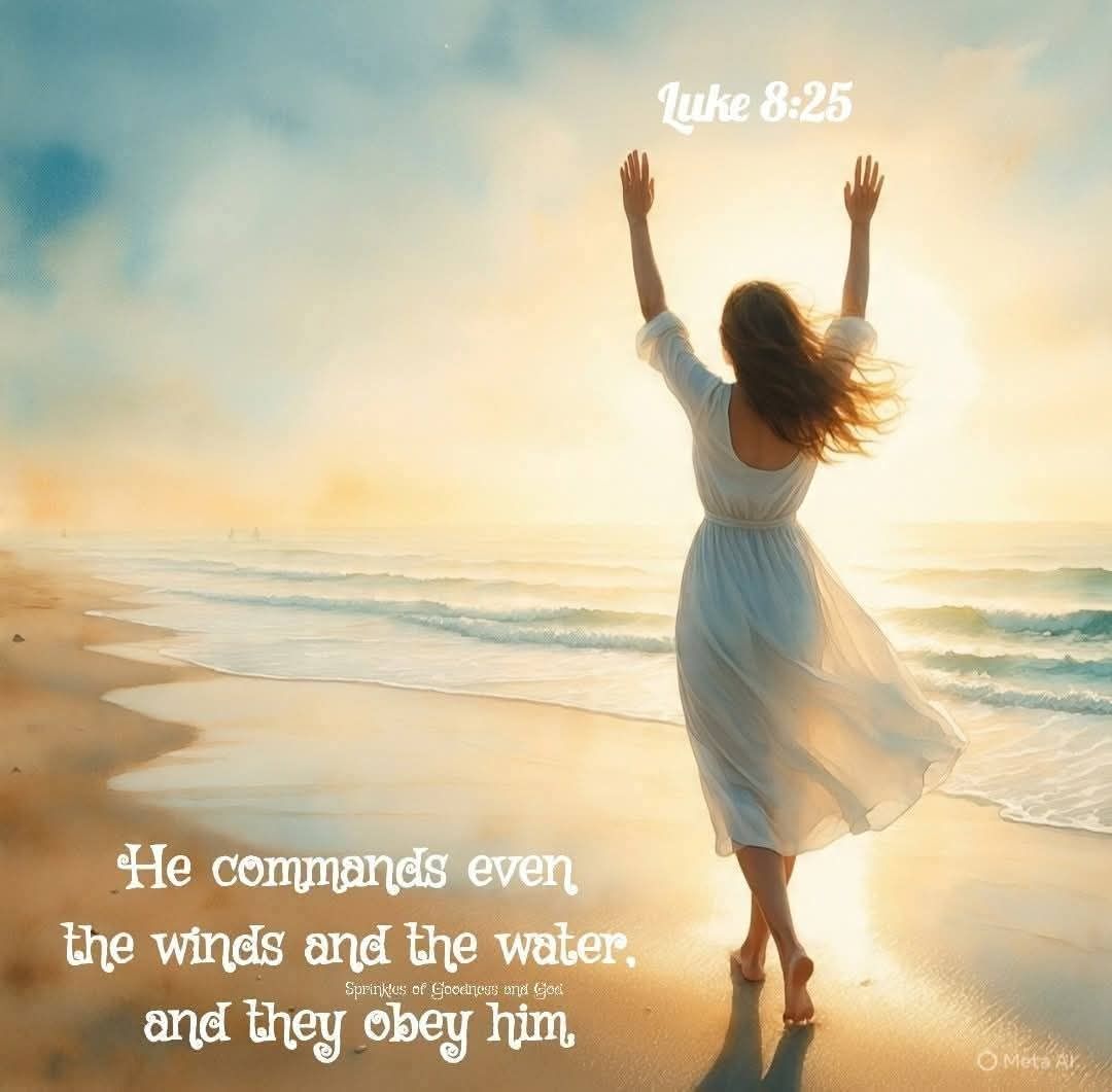 Sprinkles - 🩵 Amen! 🙌🙌🙌 Even the winds and the water obey Jesus ...