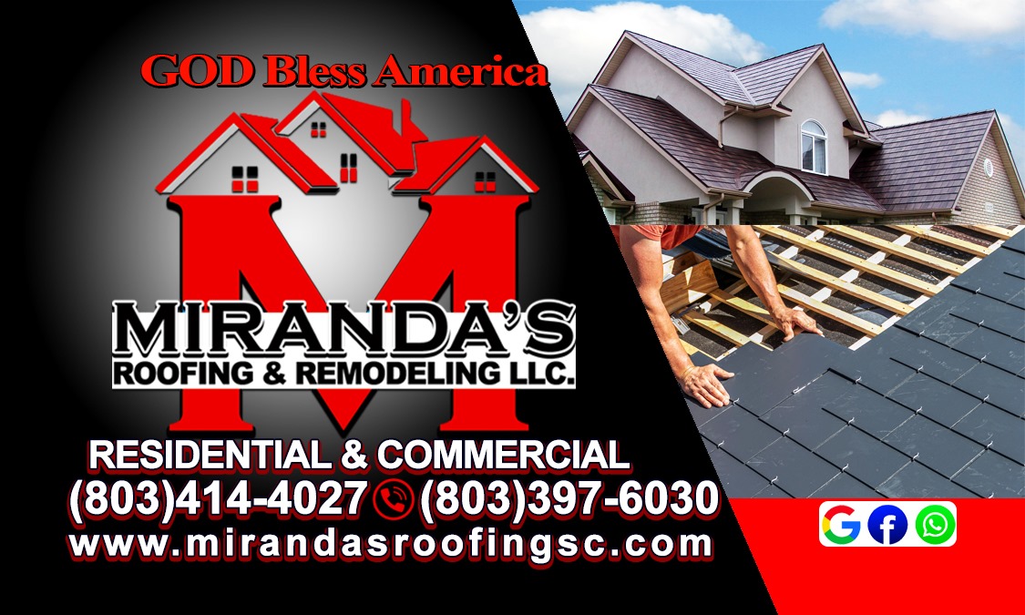 Miranda's Roofing LLC | Columbia SC