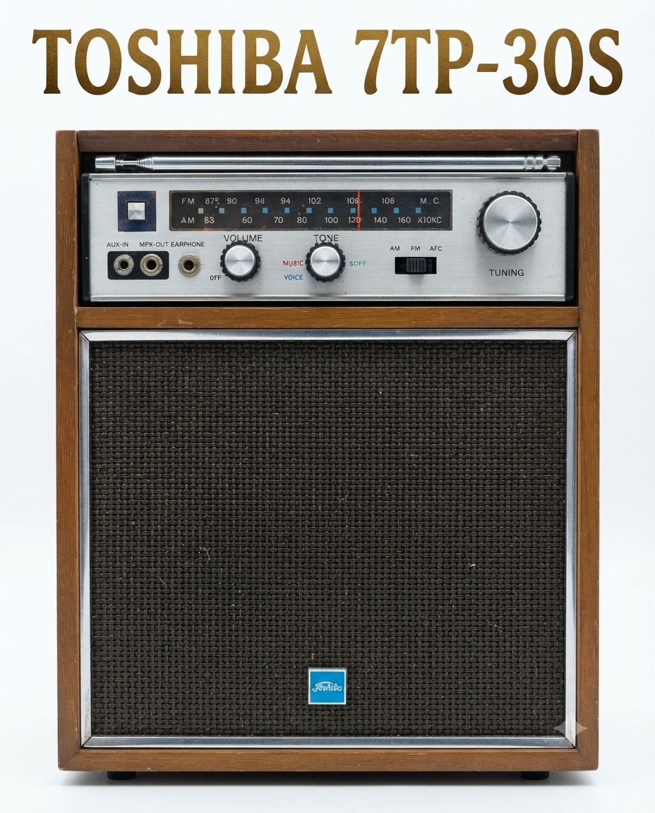 Toshiba phonogram and solid stare radio, GP-33R Japan 1967/1970