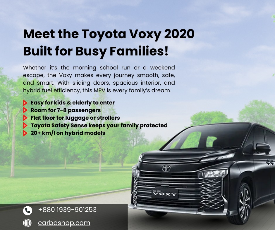Carbdshop - Meet the Toyota Voxy 2020 – Built for Busy Families Say ...