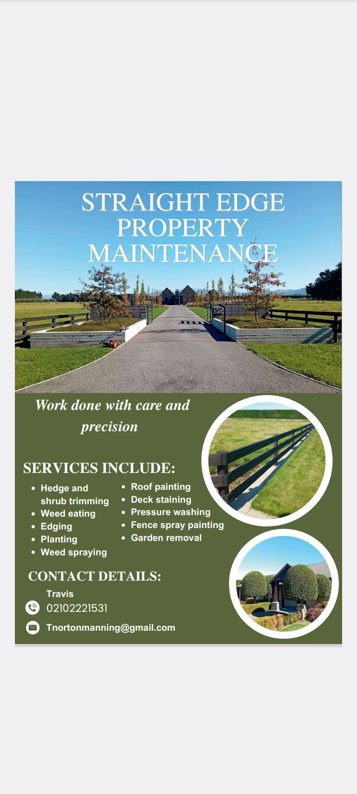 Straight edge property maintenance | Springfield