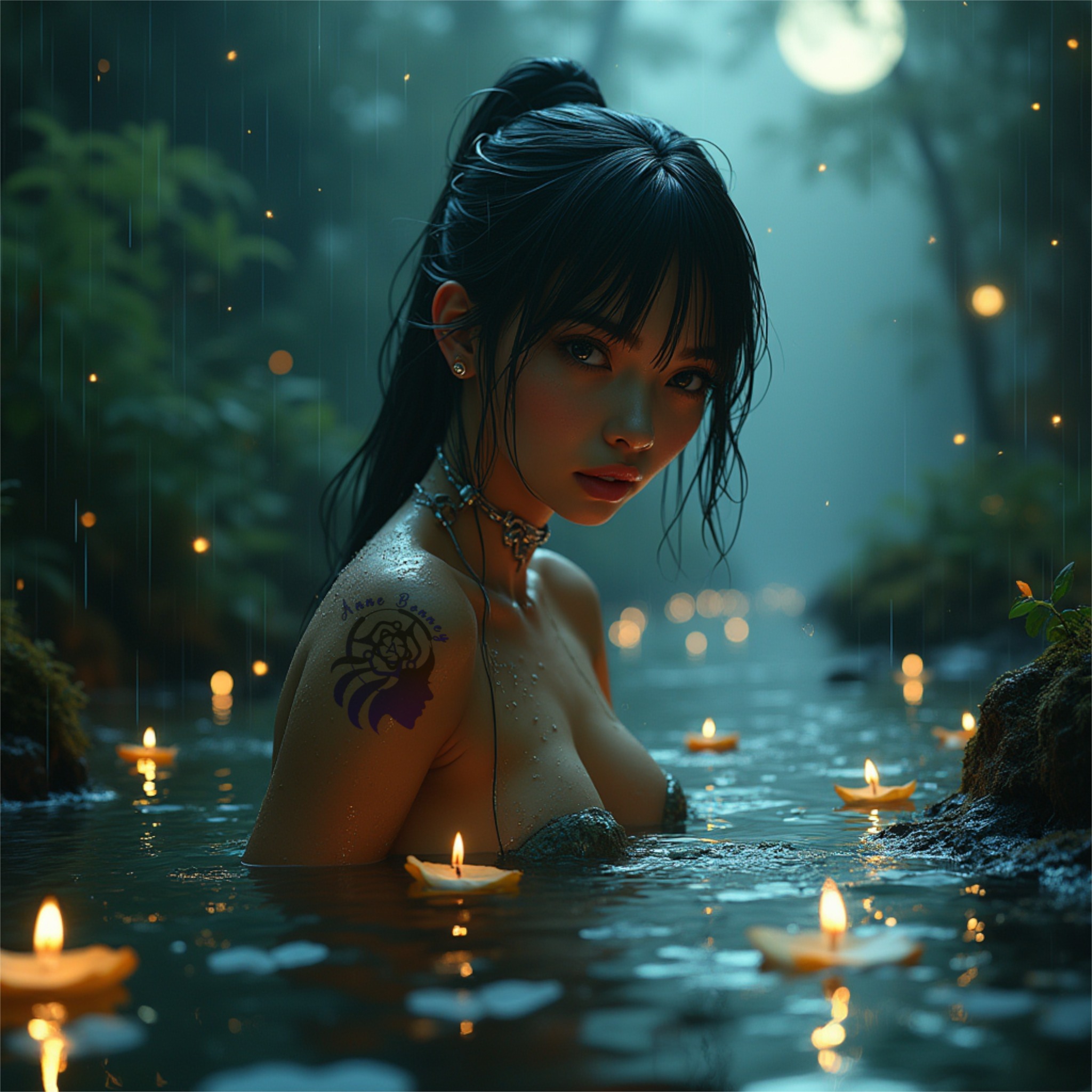 Realistic and creepy nymphs inspired by Zodiac Academy