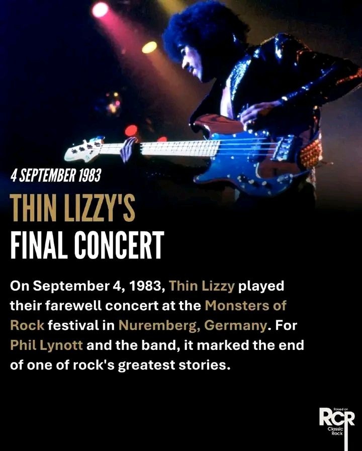 On this Day Back in 1983 Thin lizzy played there final Gig in