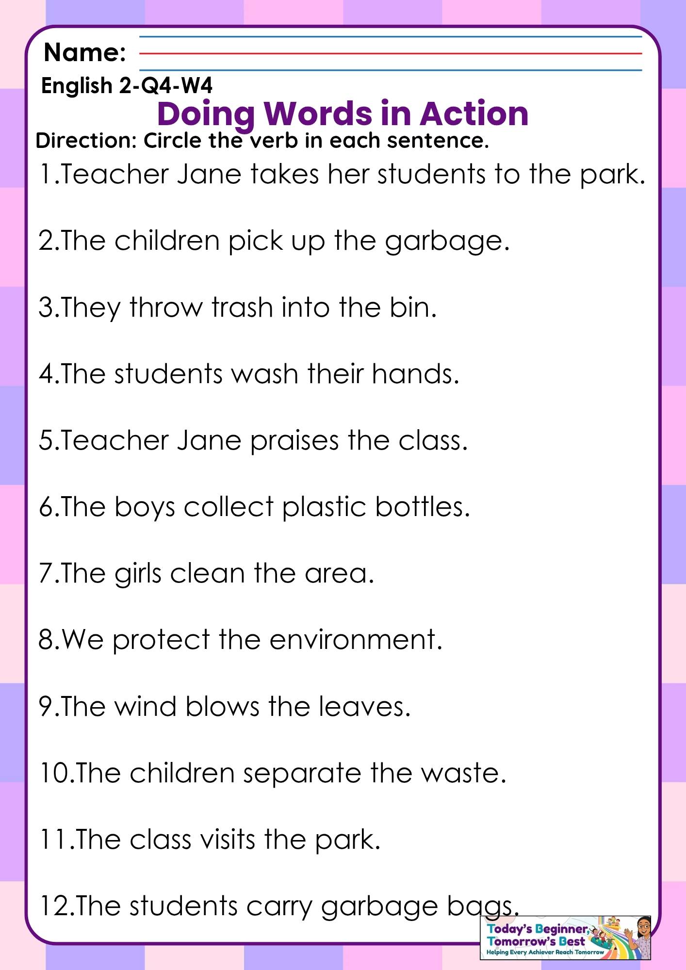 Teacher Bunso - GRADE 2 ENGLISH QUARTER 4 WEEK 4... | Facebook