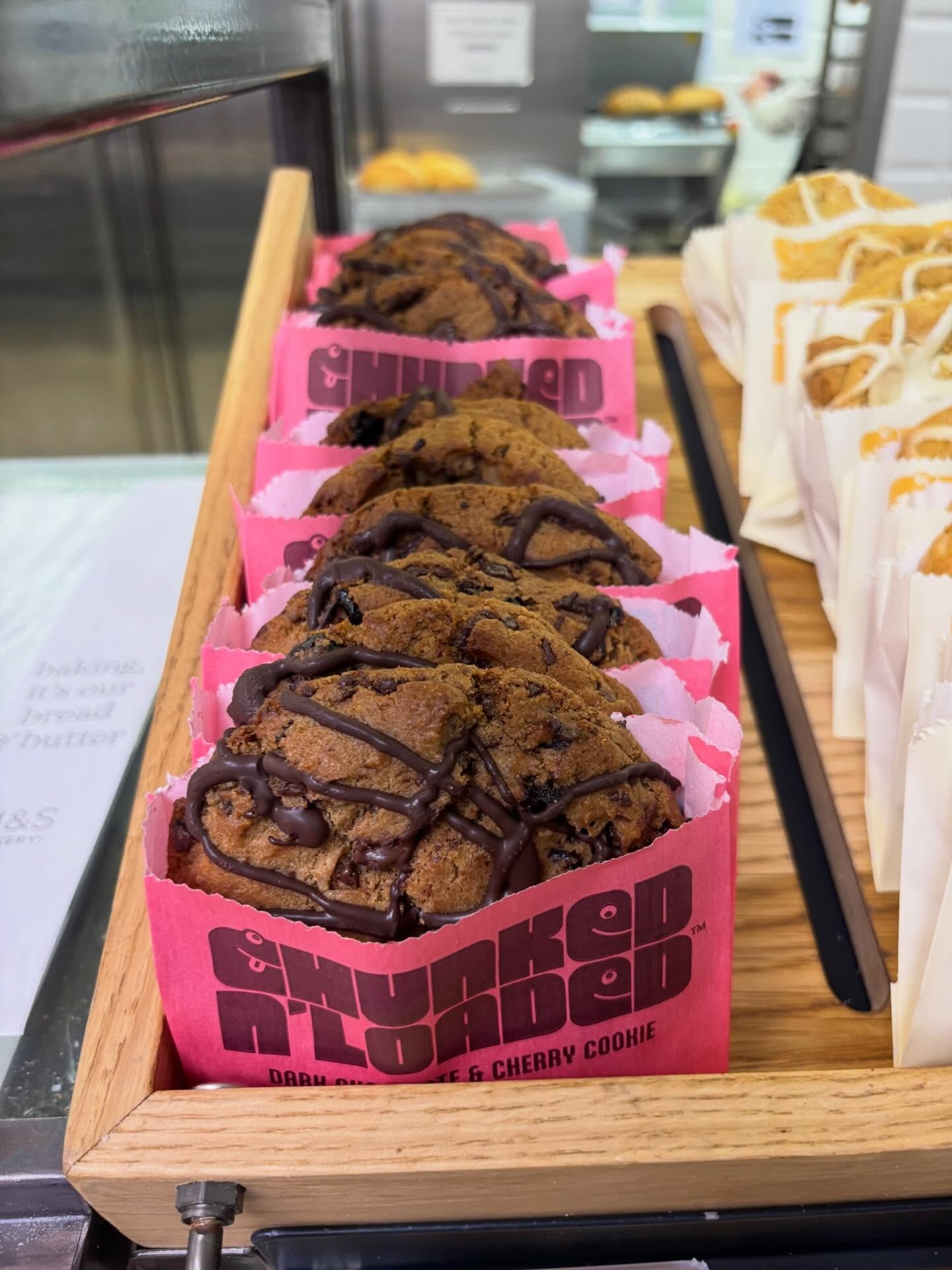 M&S introduces Chunked N' Loaded dark chocolate and cherry cookie
