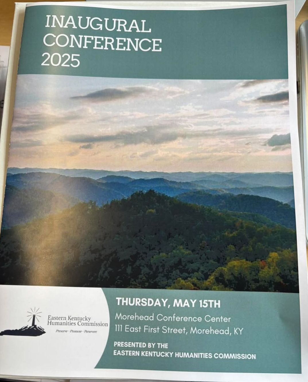 Eastern - The conference is almost here! Our beautiful programs arrived ...