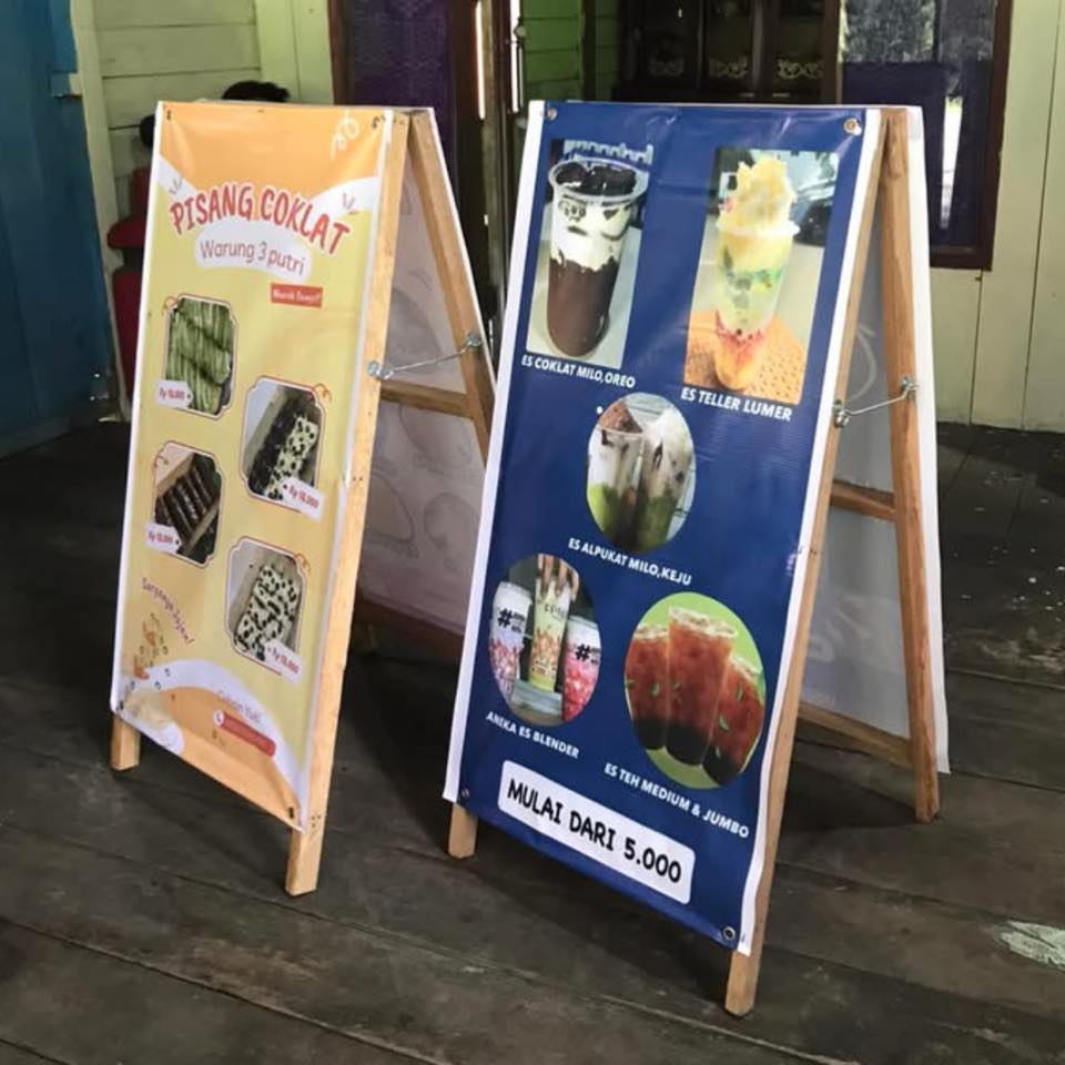 Puput - BISMILLAH TERIMA PEMESANAN SPANDUK & STANDING BENNER KAYU ...