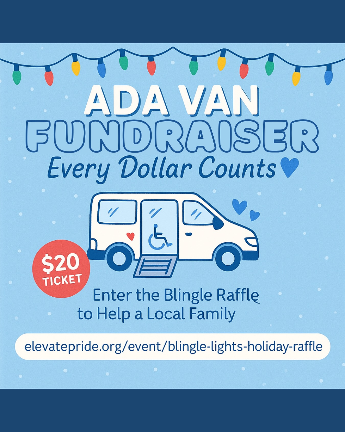 Elevate - 🚐 ADA Van Fundraiser Update 💙 We’re so grateful to our ...