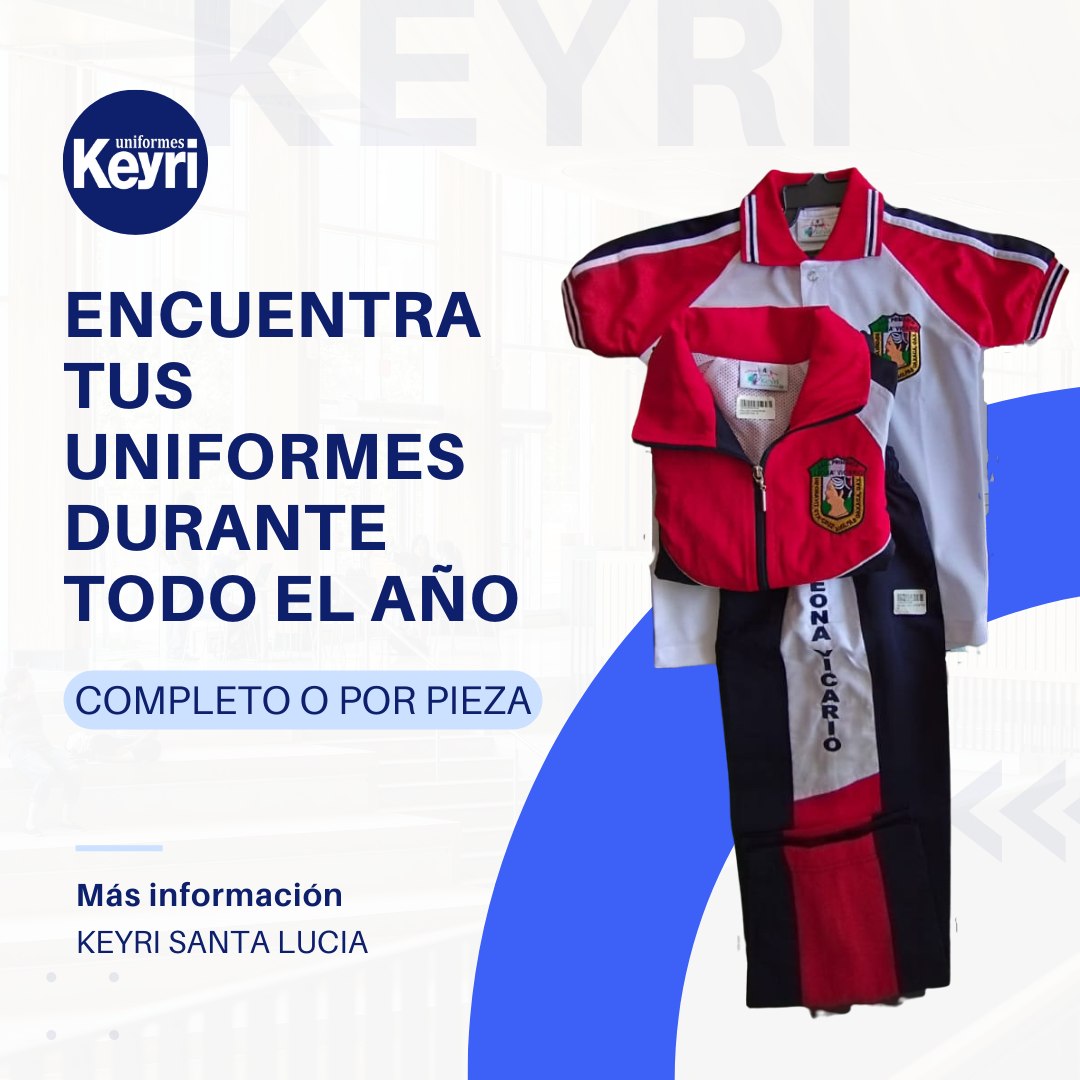 ¡En Uniformes Keyri, tenemos... - Uniformes Keyri Santa Lucia | Facebook