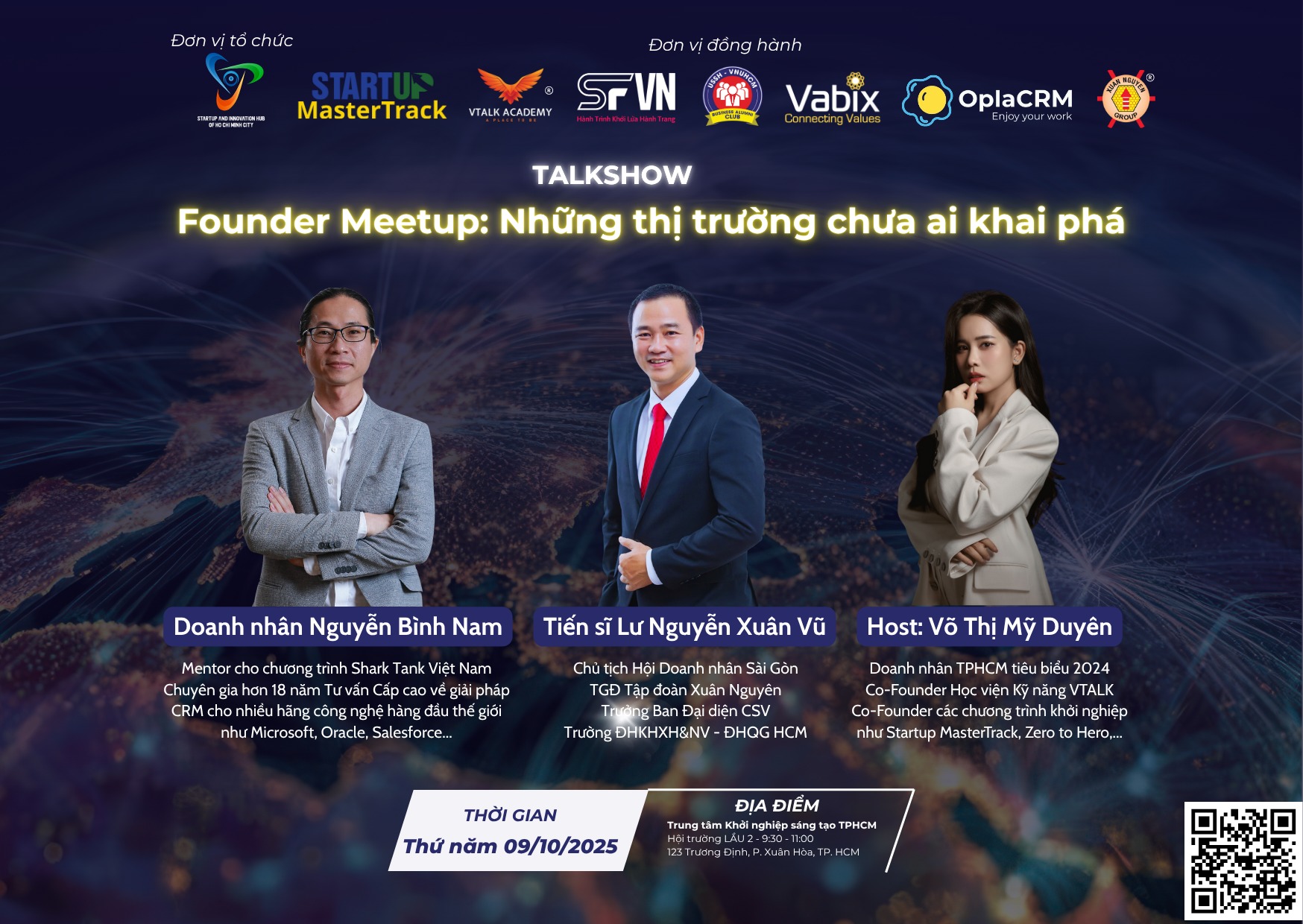 🟣 TALKSHOW “FOUNDER MEETUP: NHỮNG... - Startup MasterTrack | Facebook