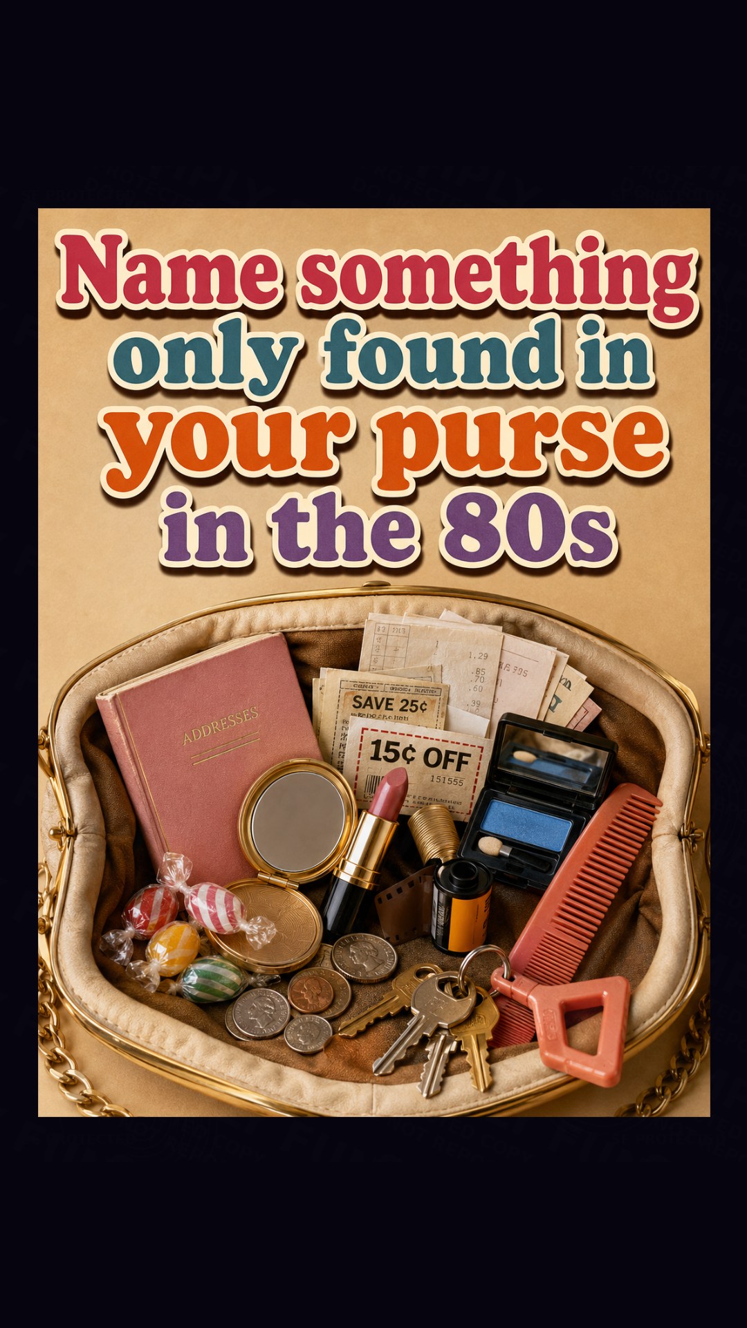 What are the 80 hidden items from the 1980s in the illustration?