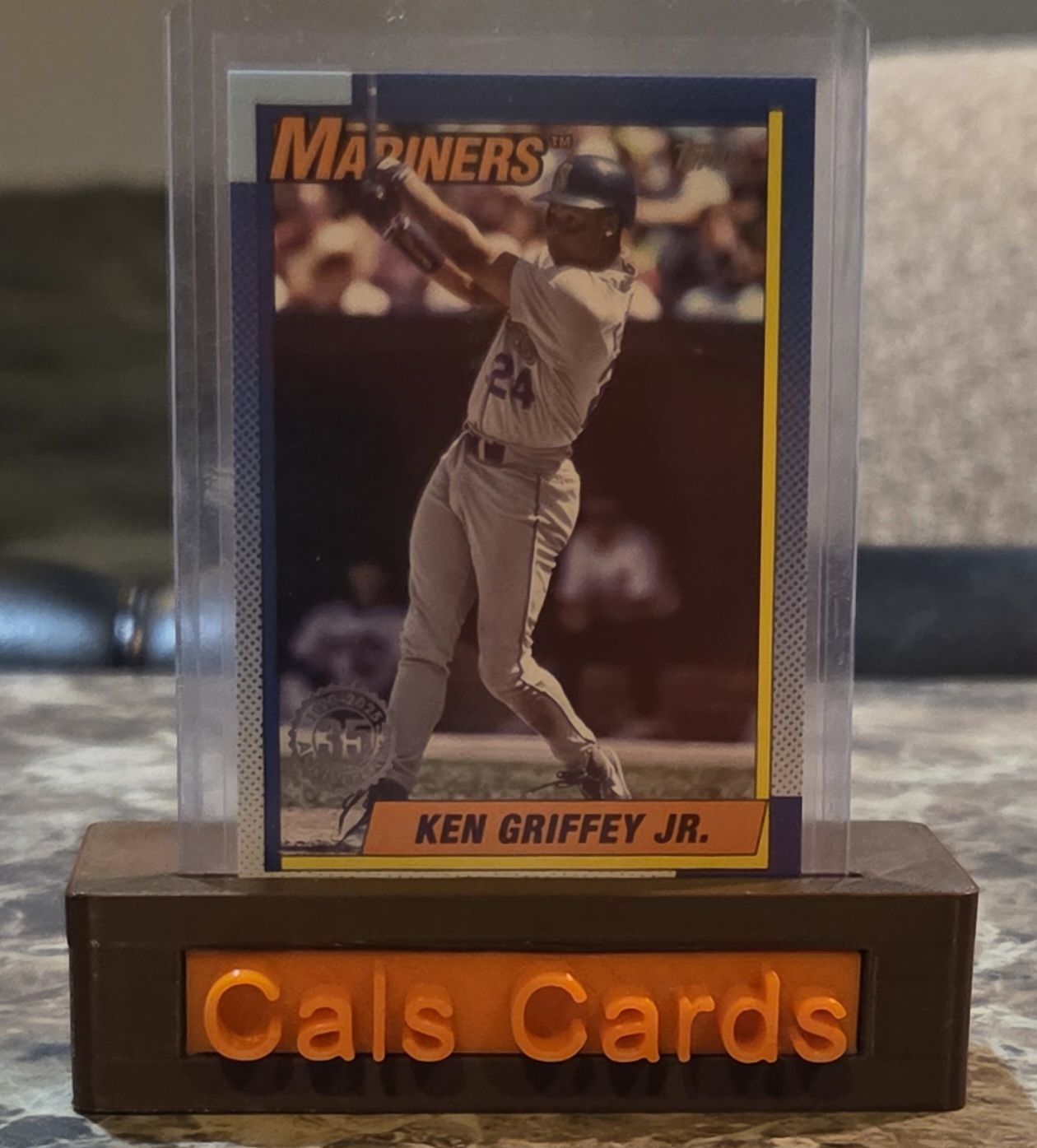 Pulled Ken Griffey Jr autograph from 2025 Topps Series 2