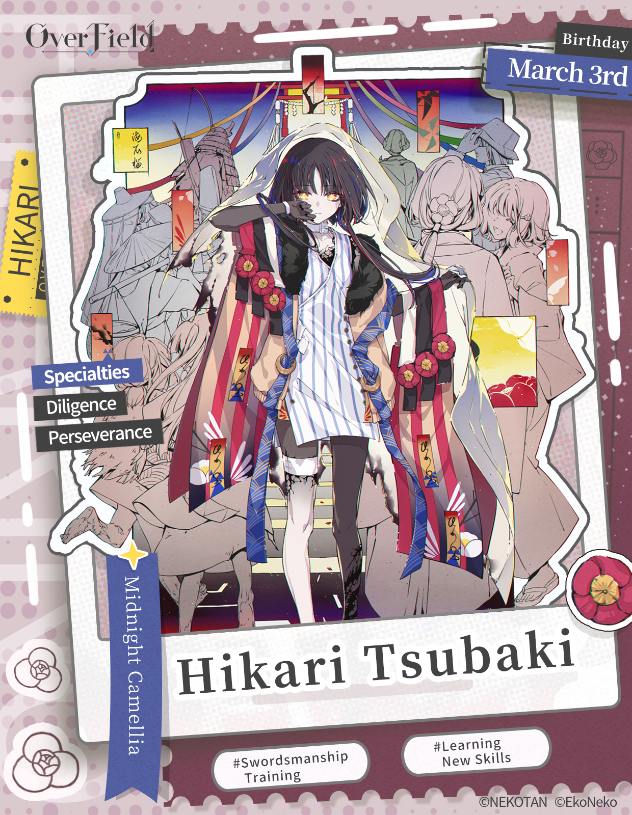 OverField - [𝐂𝐡𝐚𝐫𝐚𝐜𝐭𝐞𝐫 𝐒𝐡𝐨𝐰𝐜𝐚𝐬𝐞]𝐇𝐢𝐤𝐚𝐫𝐢 𝐓𝐬𝐮𝐛𝐚𝐤𝐢 My name is Hikari. It ...