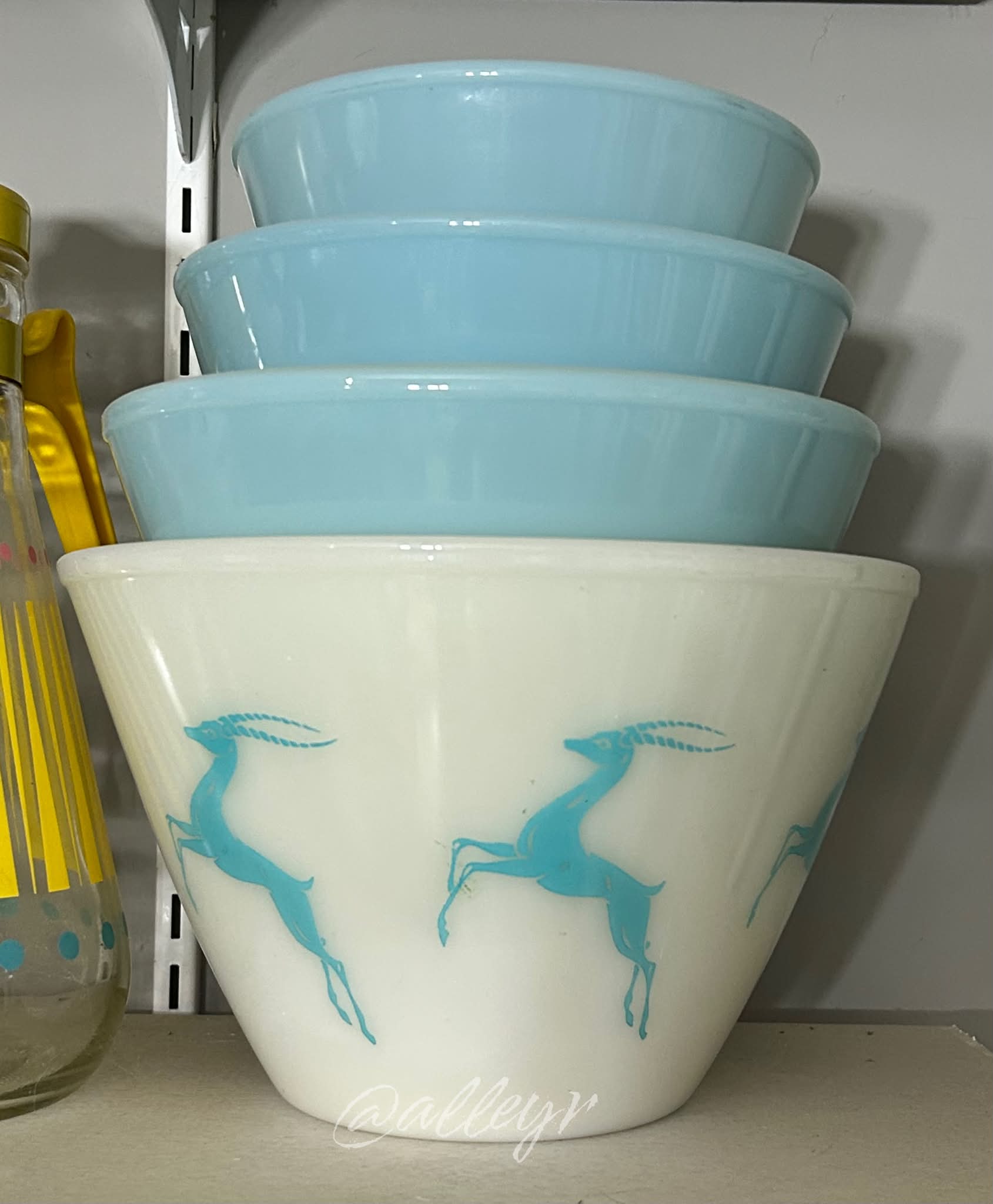 Did you know the sought after Fire King Gazelle bowl actually