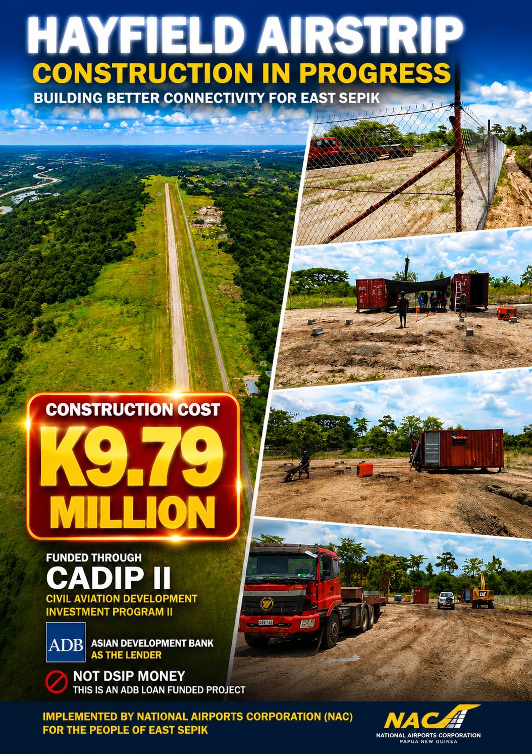 dsip investment Hayfield Airstrip Construction Funded by ADB, Not Folinic acid improves verbal Bacteriostatic Water 30ml Select Quantity:1 Bottle