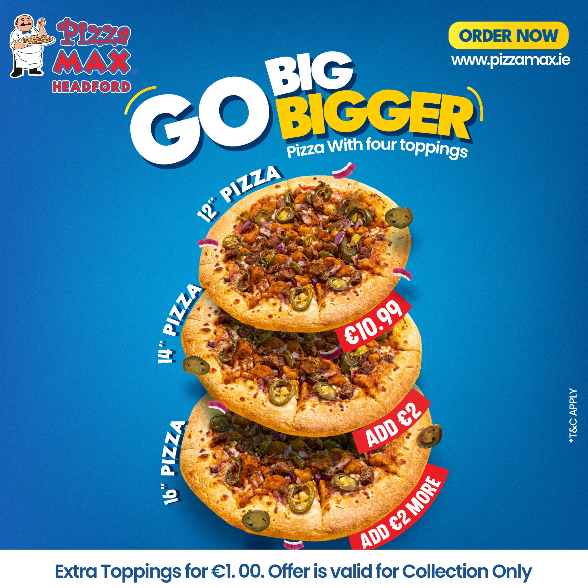 Pizza - 𝐂𝐫𝐚𝐯𝐢𝐧𝐠 𝐬𝐨𝐦𝐞𝐭𝐡𝐢𝐧𝐠 𝐌𝐀𝐒𝐒𝐈𝐕𝐄? 🥳🍕𝐏𝐢𝐳𝐳𝐚 𝐌𝐚𝐱 𝐇𝐞𝐚𝐝𝐟𝐨𝐫𝐝 𝐠𝐨𝐭 𝐲𝐨𝐮 𝐜𝐨𝐯𝐞𝐫𝐞𝐝 ...