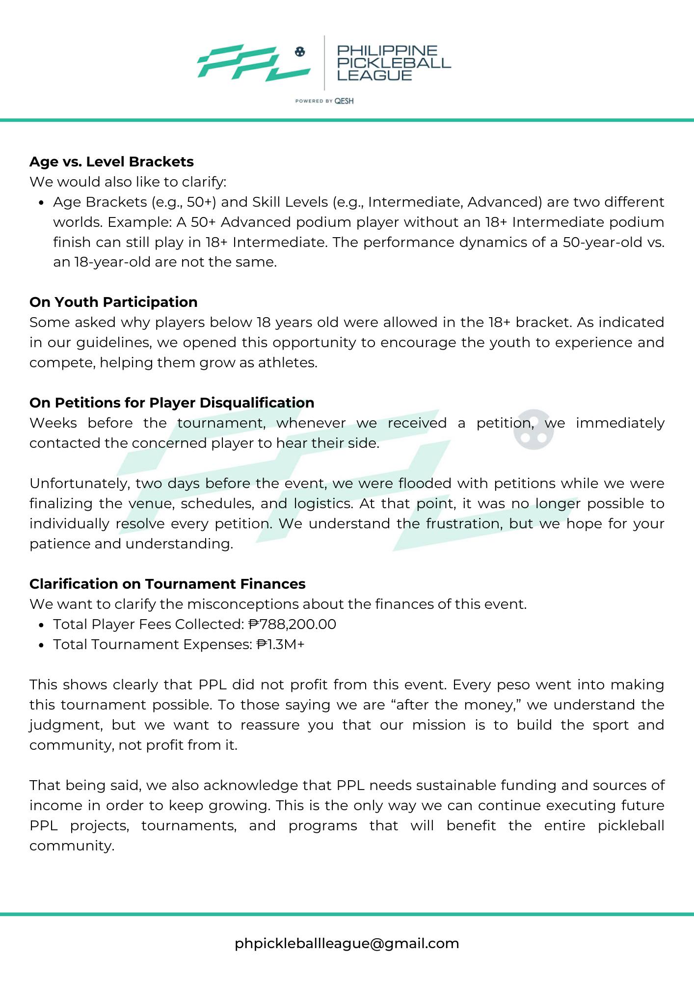 PPL Philippine... - PPL Philippine Pickleball League