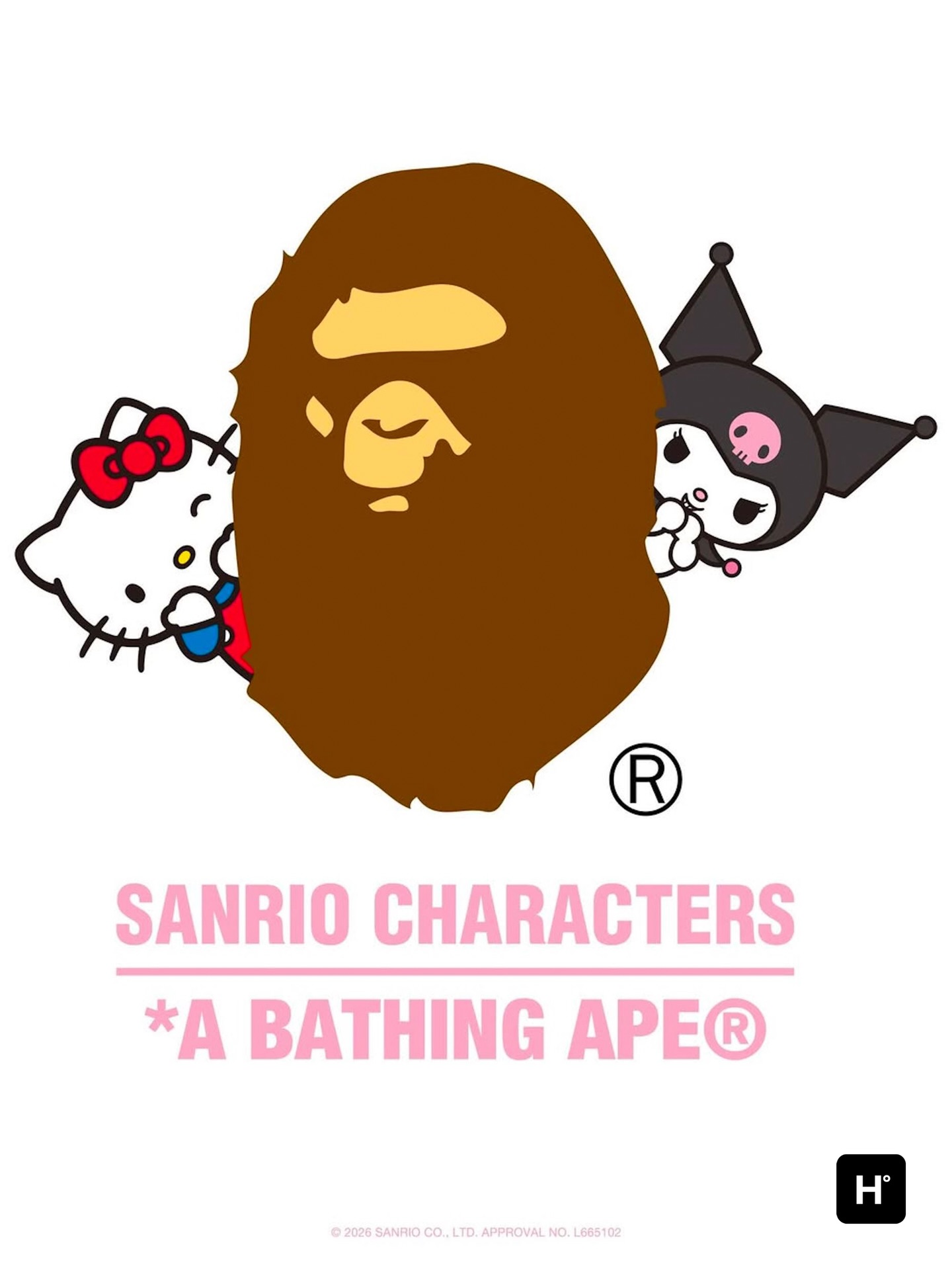First looks at the upcoming BAPE x Sanrio 