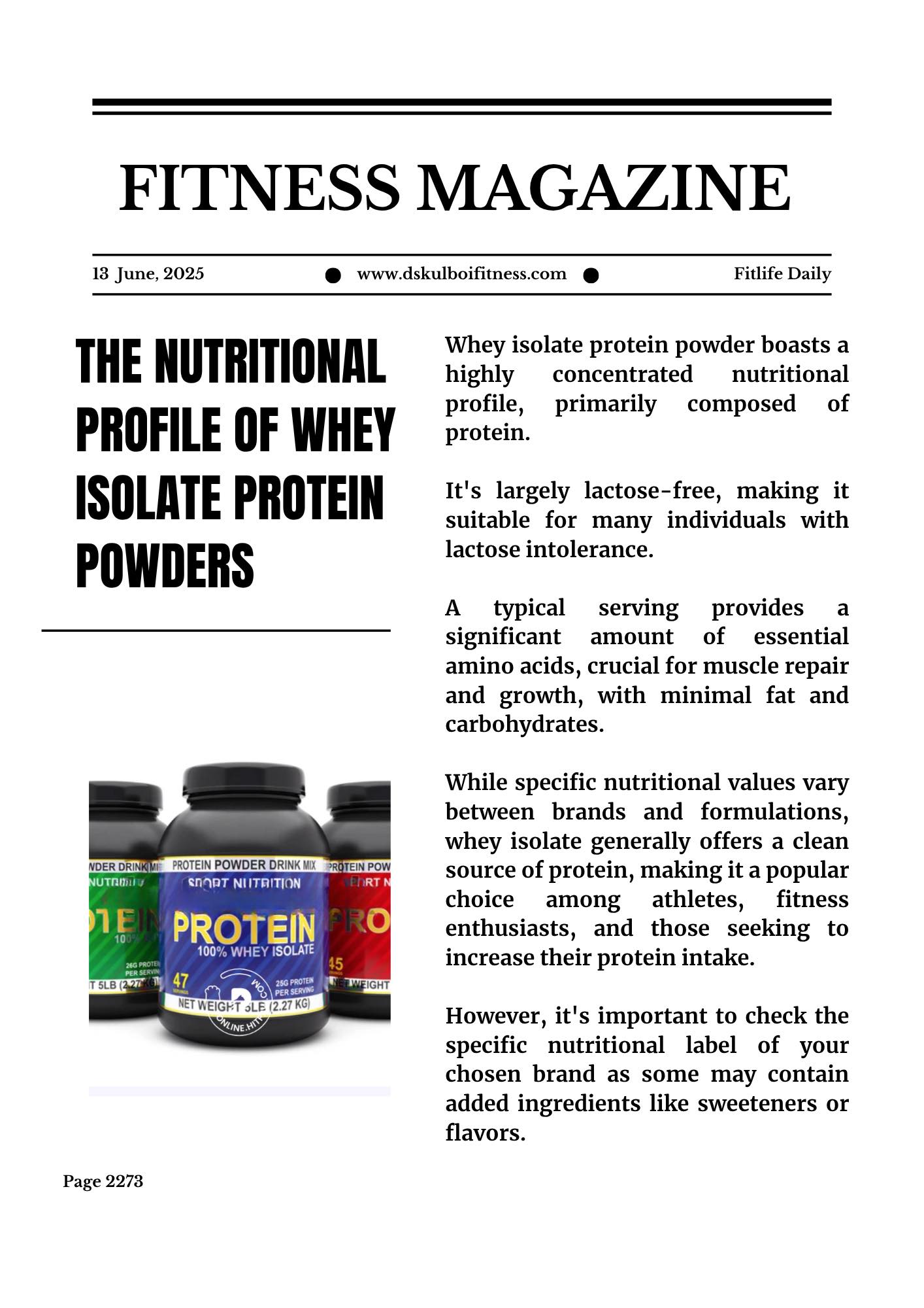 20g of high-quality & highly effective grass-fed whey protein isolate in one serving!