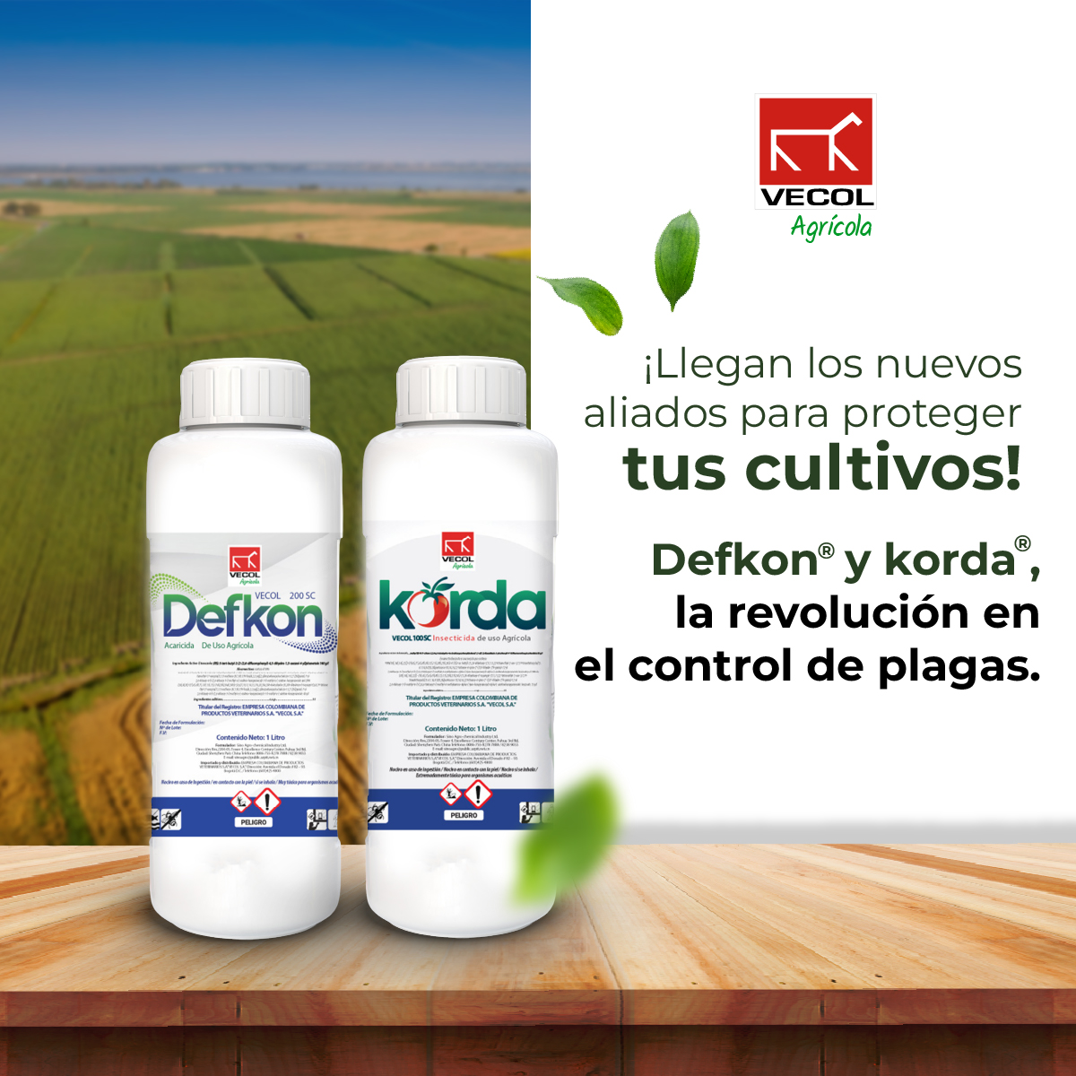 Vecol - #Defkon, el nuevo acaricida, y #Korda, el insecticida más ...