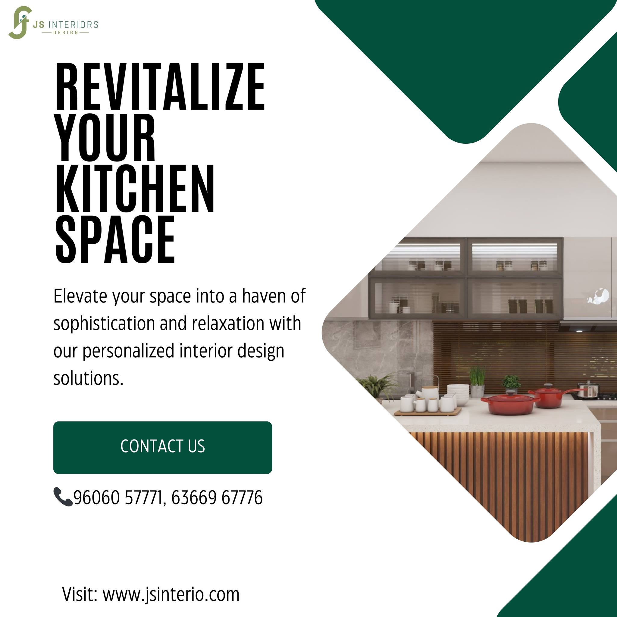 JS - Revitalize Your Kitchen Space with Modern Interior Designs | Facebook