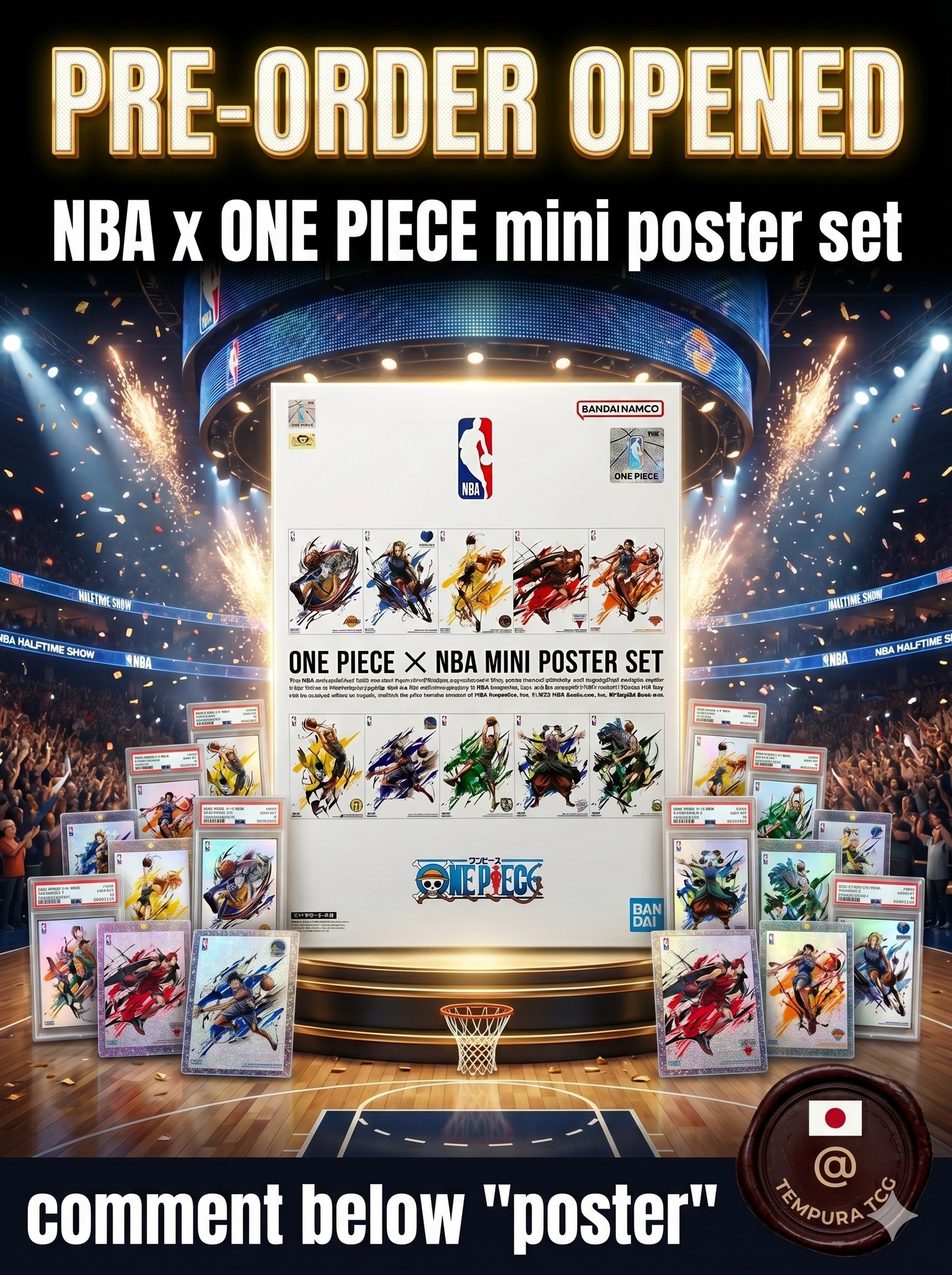 Mini poster , Not card , but can send to BGS?