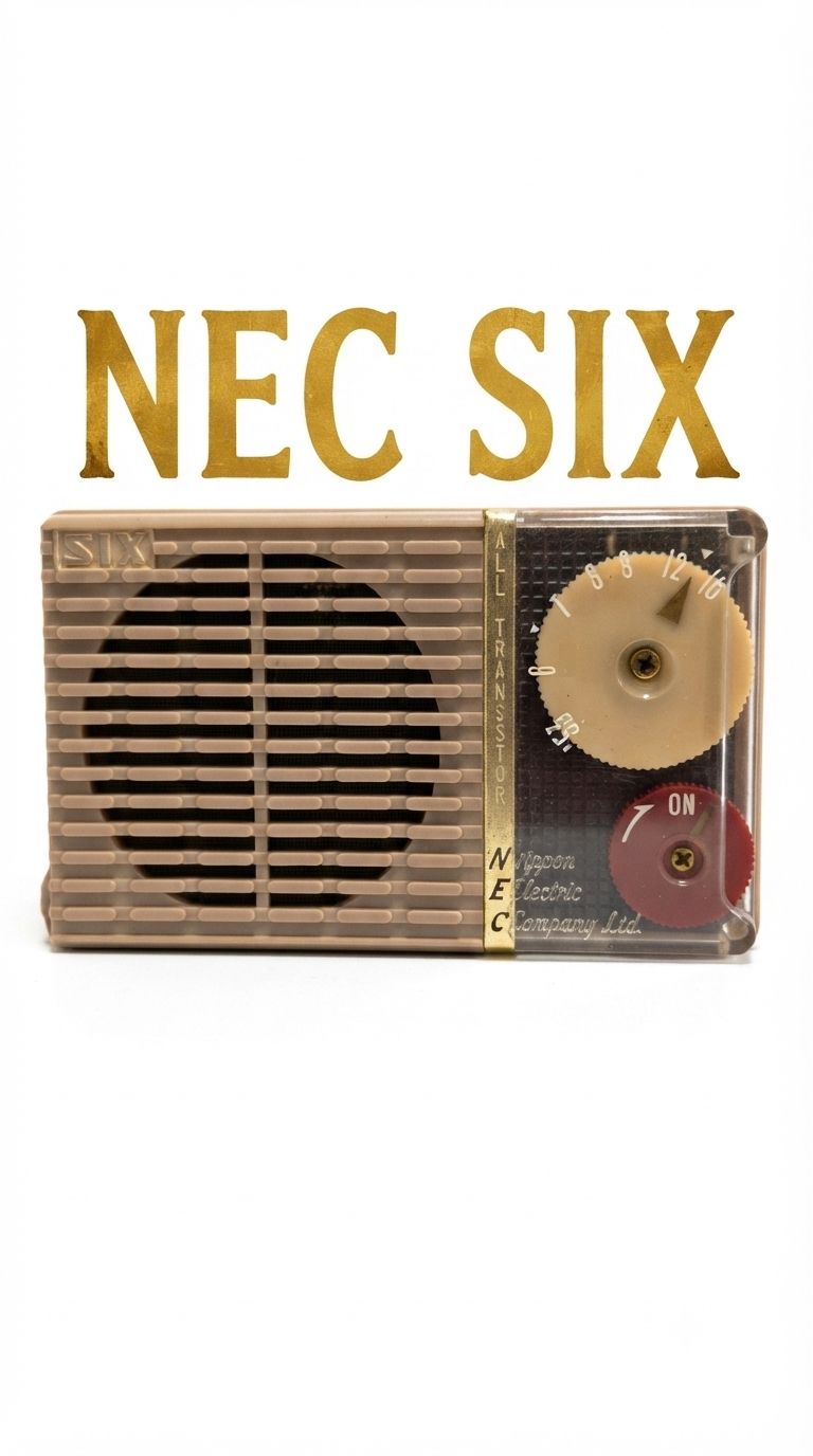 Vintage NEC NT-620 six-transistor handheld radio