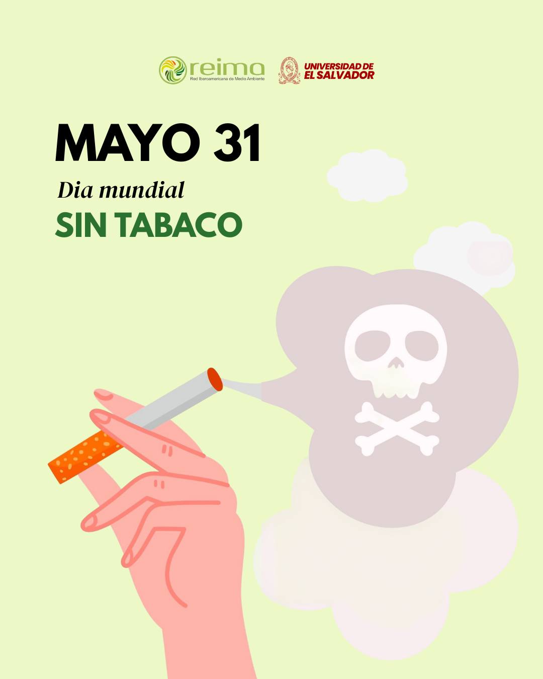 🚭🌬️ El tabaco no... - REIMA, A.C. - Punto focal El Salvador | Facebook