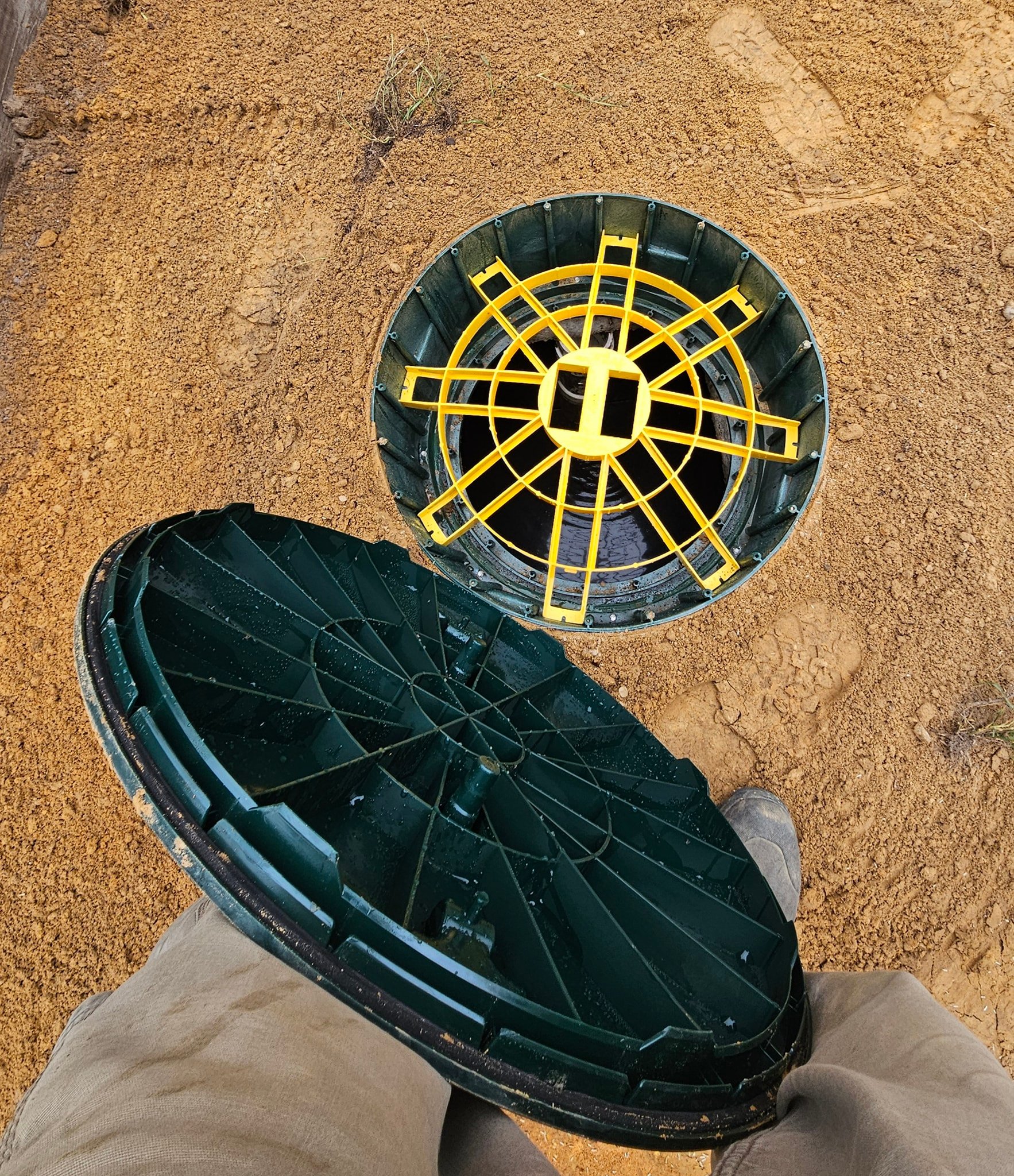 Hutchens - New secondary catch devices are being installed in septic ...