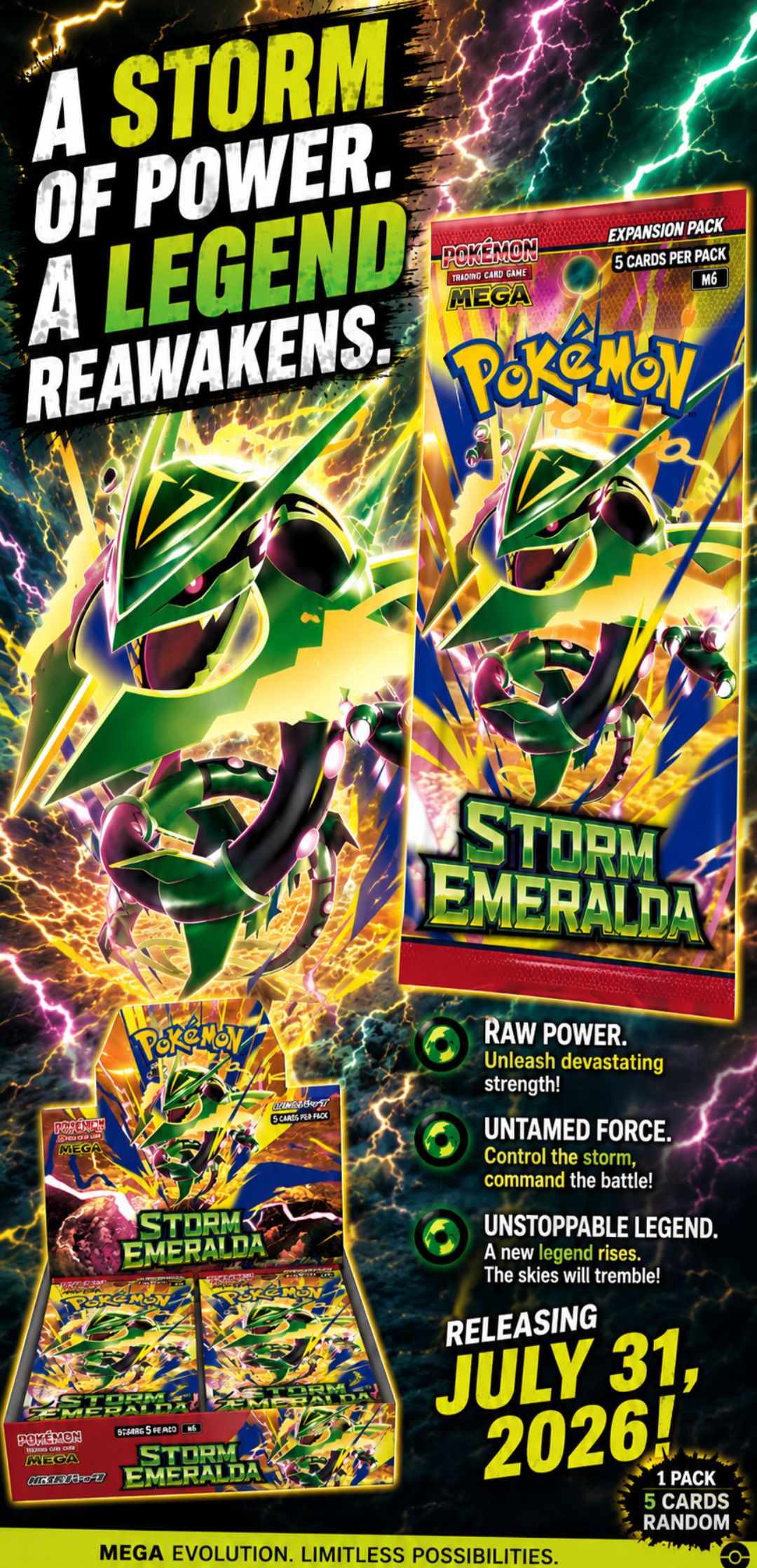 Storm Emeralds Pokémon card set release
