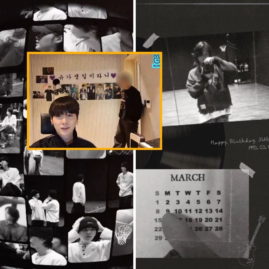 Suga of BTS celebrates birthday with nostalgic photos and surprise