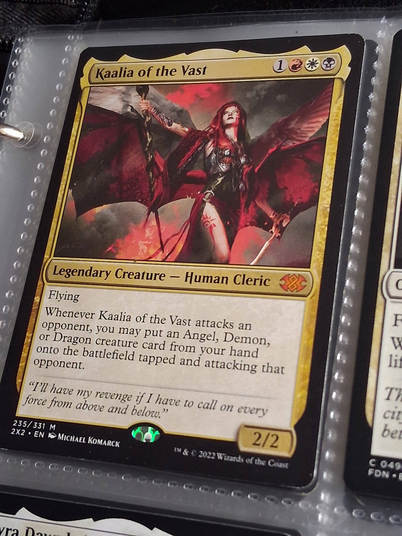 kaalia of the vast mtg commander deck List.add(d What are must-add Angels, Dragons,