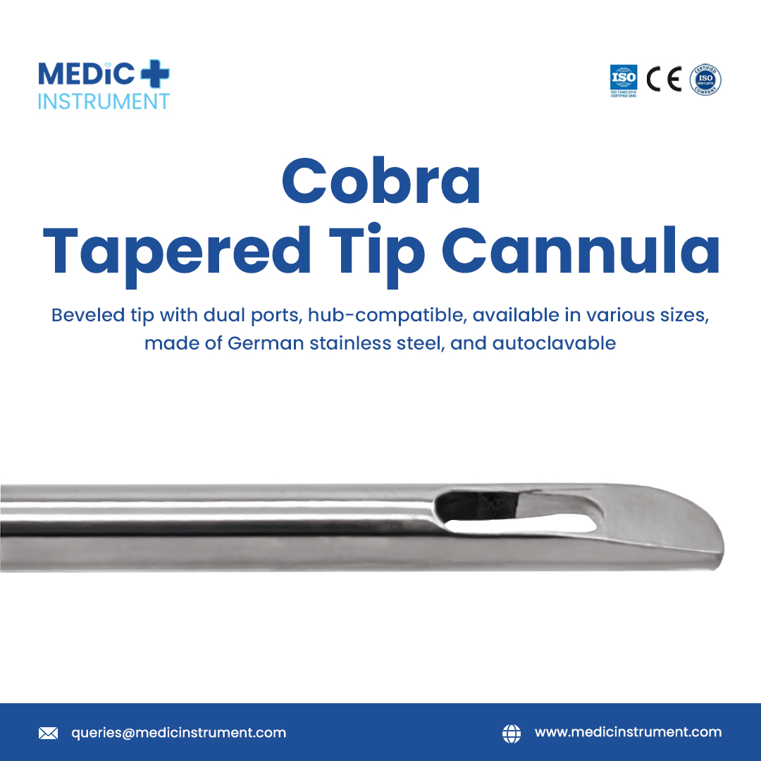 🩺 Still using basic cannulas? Cobra... - Medic Instrument | Facebook