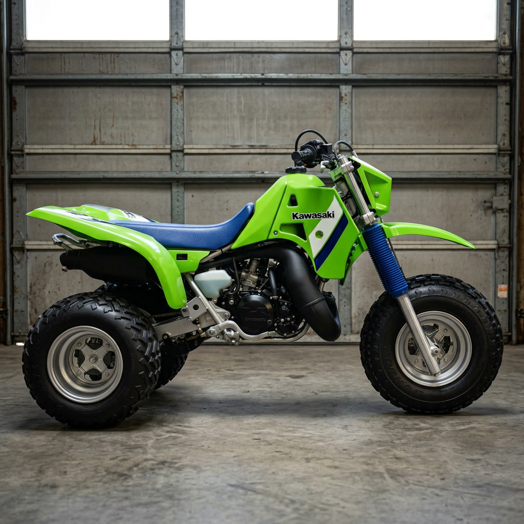 Kawasaki's 1987 KXT250 Tecate super trike.