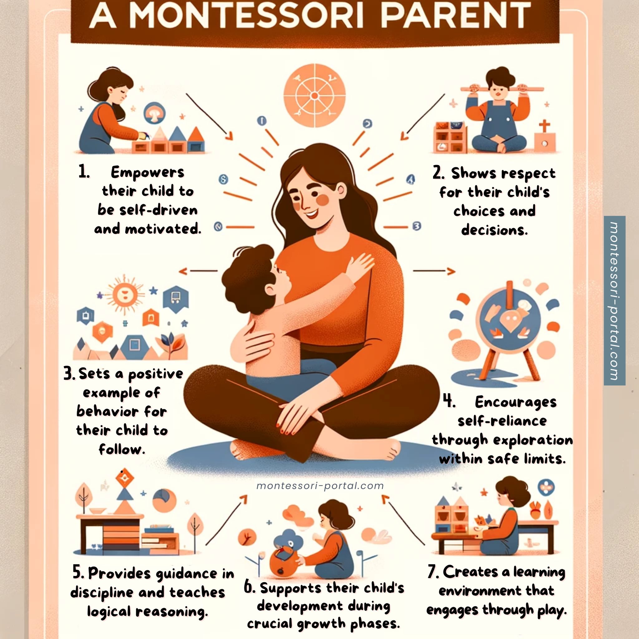 Montessori - 💁🏻‍♀️ HOW TO BE A MONTESSORI PARENT? 👨‍👩‍👧‍👦 To be a ...