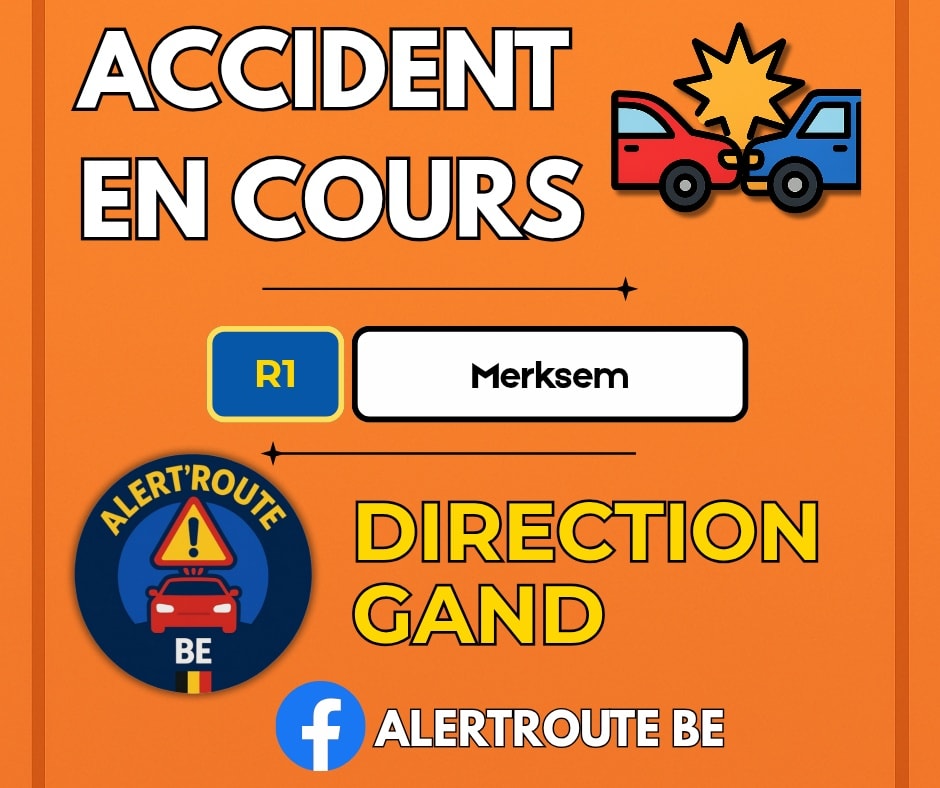 AlertRoute - ⚠️🟠 ACCIDENT – R1 RING D’ANVERS • ANVERS > GAND 🕒 Signalé ...