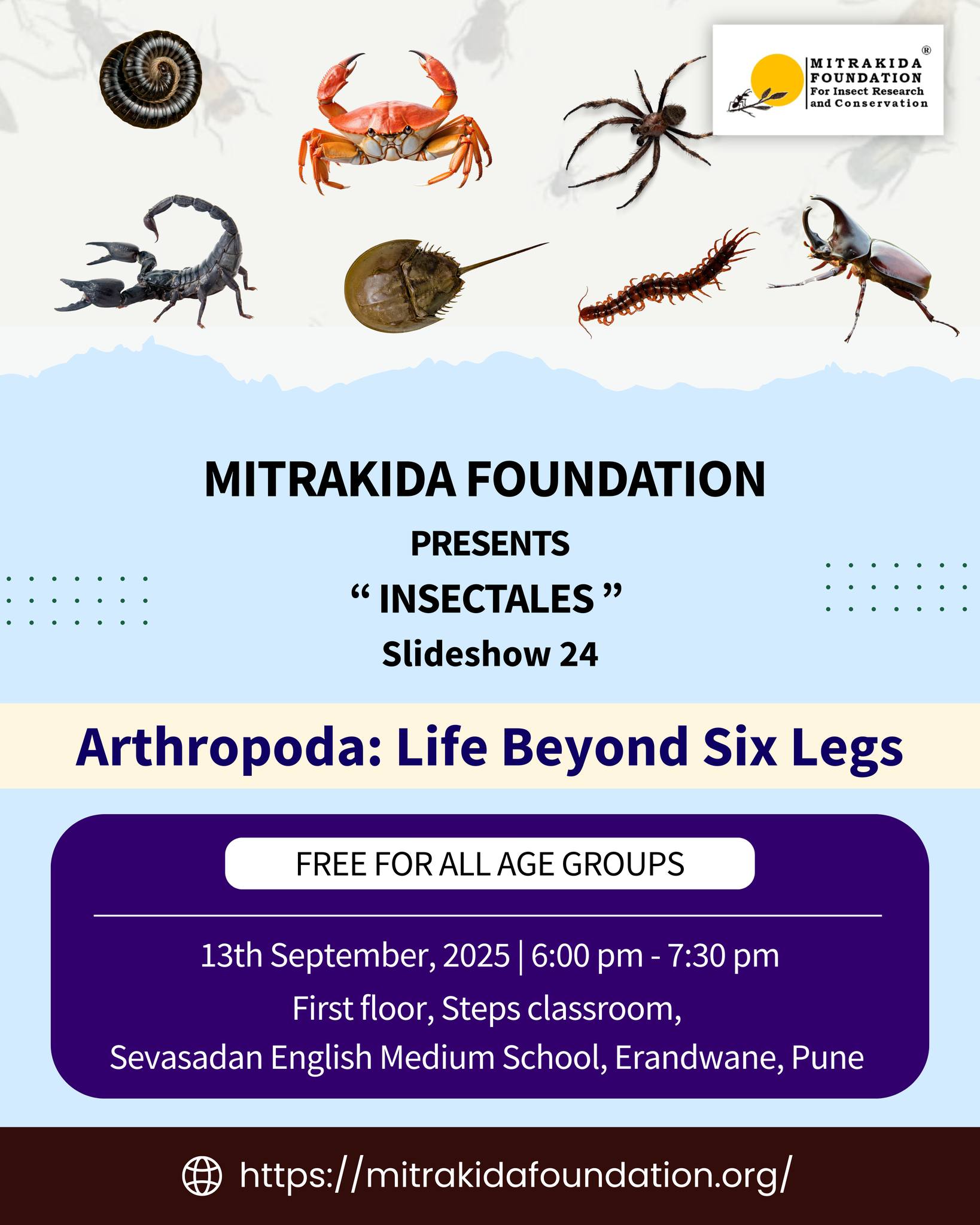 Meet the arthropod squad! From... - Mitrakida Foundation | Facebook
