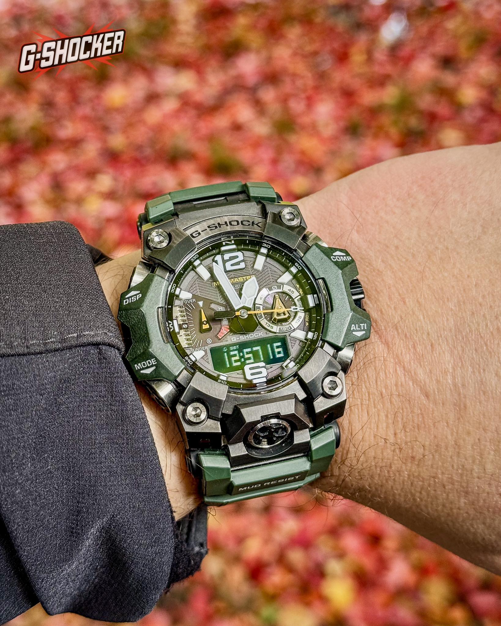 CASIO MUDMASTER GWG-1000 Military Green