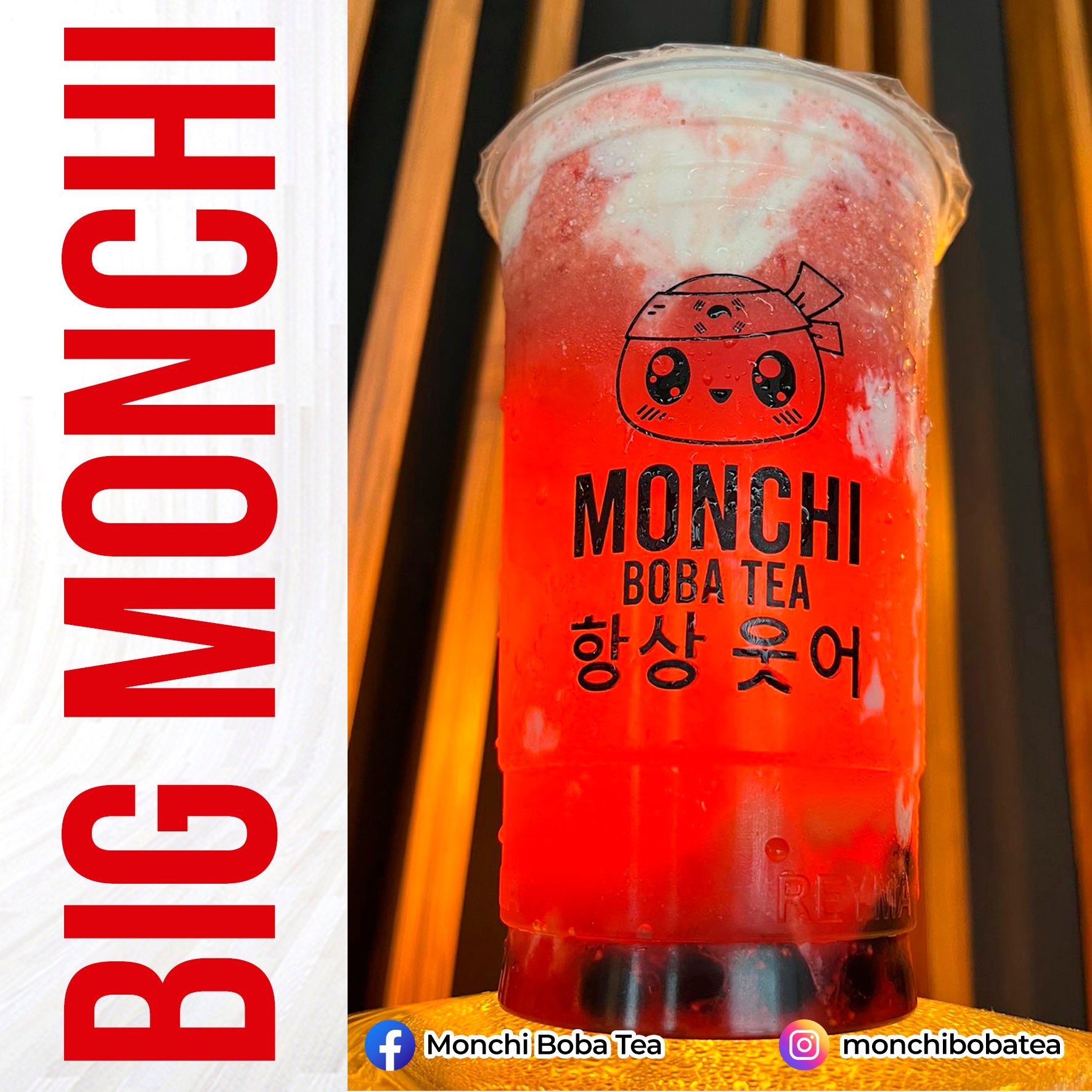 Monchi Boba Tea - ¡VEN POR TU BIG MONCHI! !AGÍTALO!...