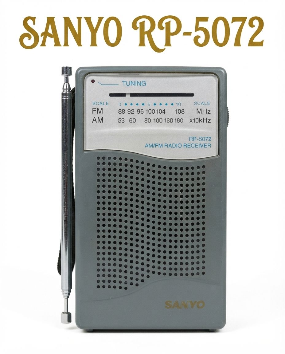Sanyo RP 8700 Pulsar multi-band world receiver radio.