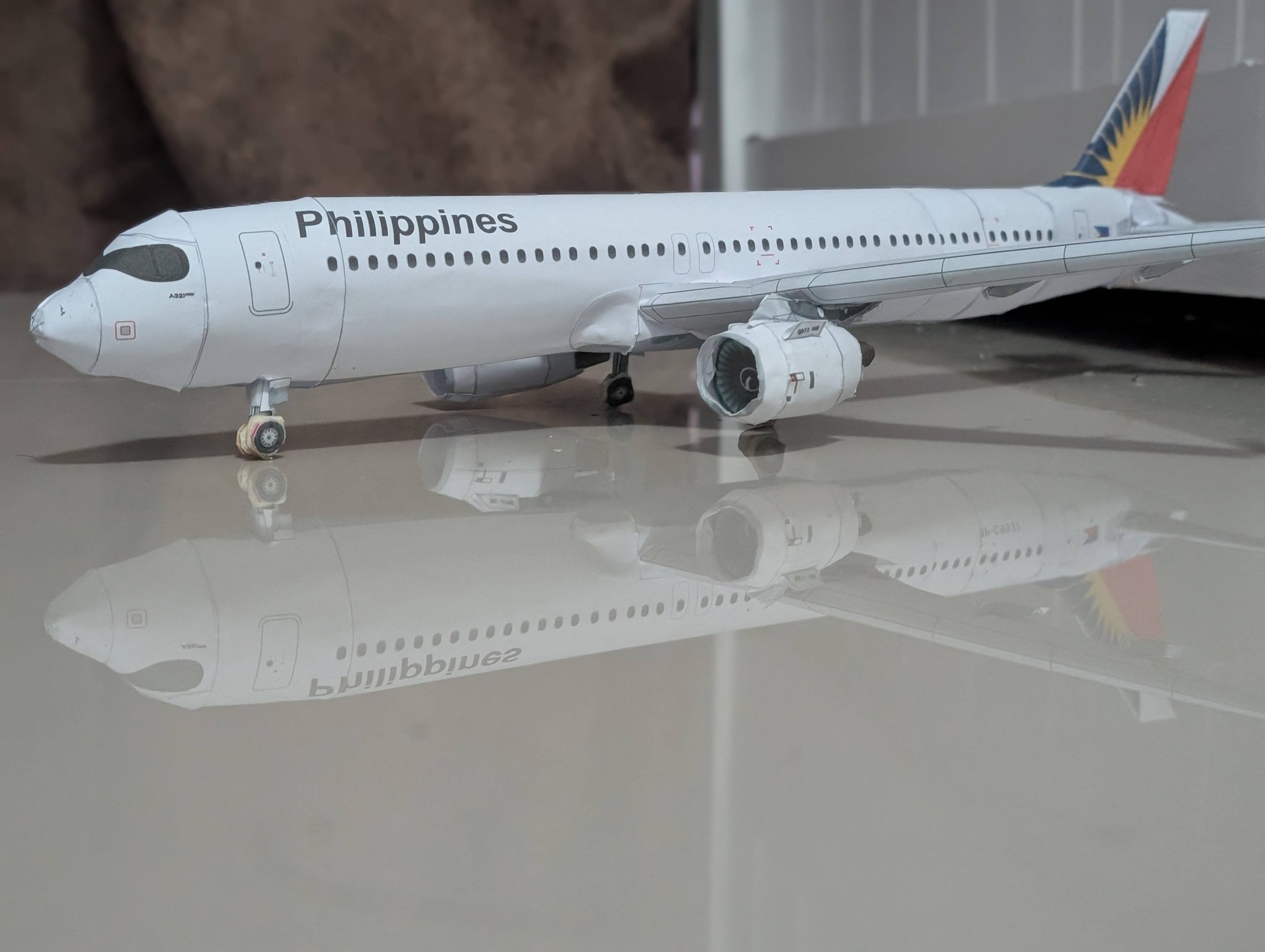 Philippines Airlines A321-200neo papercraft model