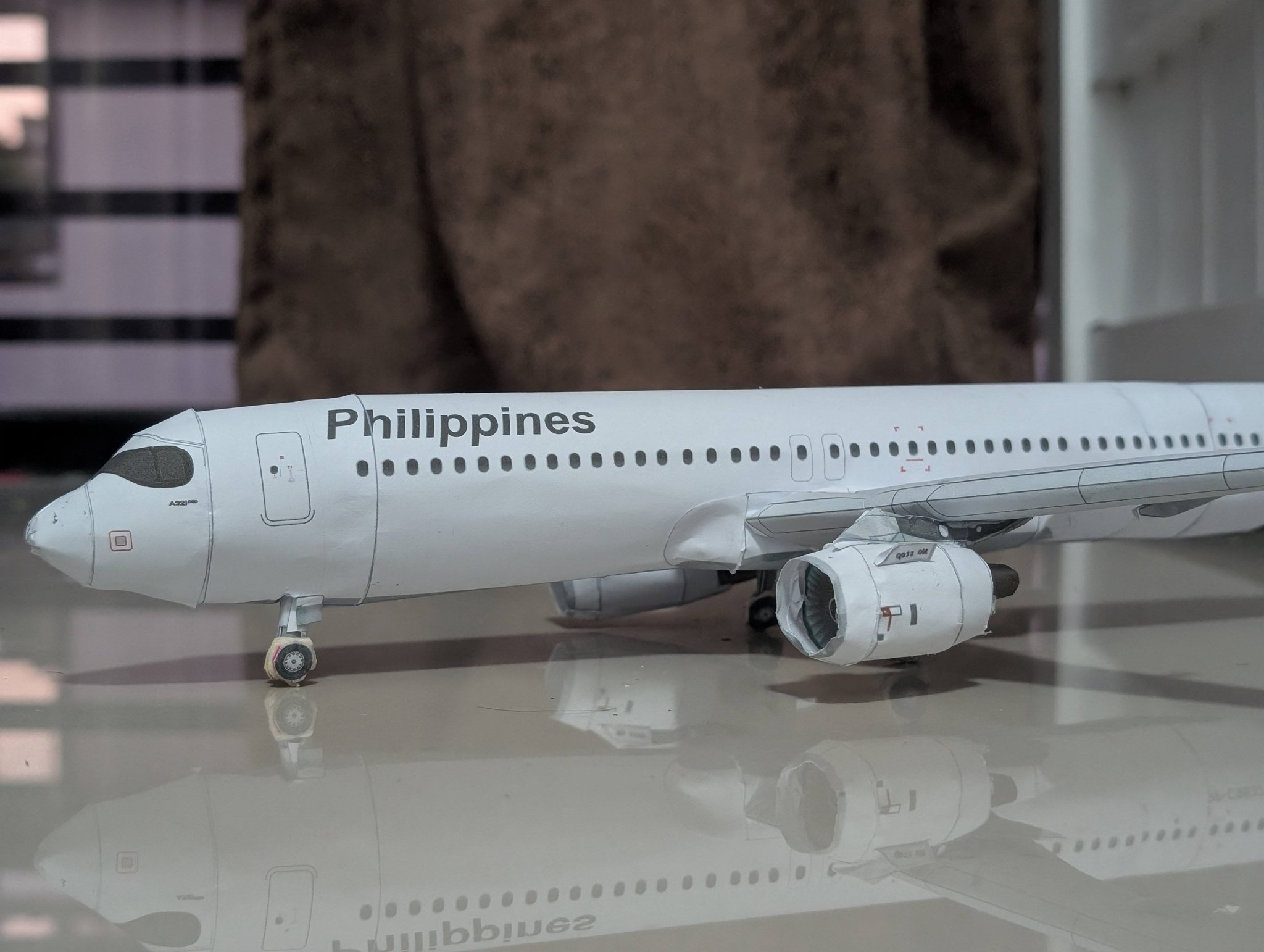 Philippines Airlines A321-200neo papercraft model