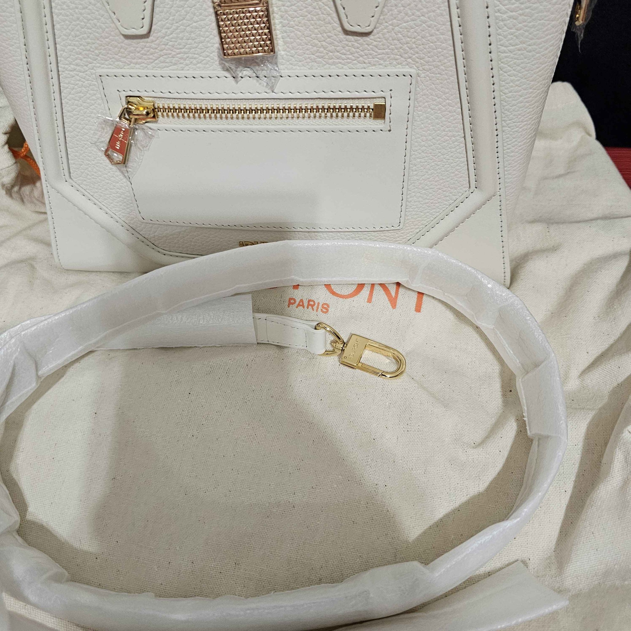ST Dupont Riviera Small , Off White REF: 1RV261WH2 | New | ALL120 