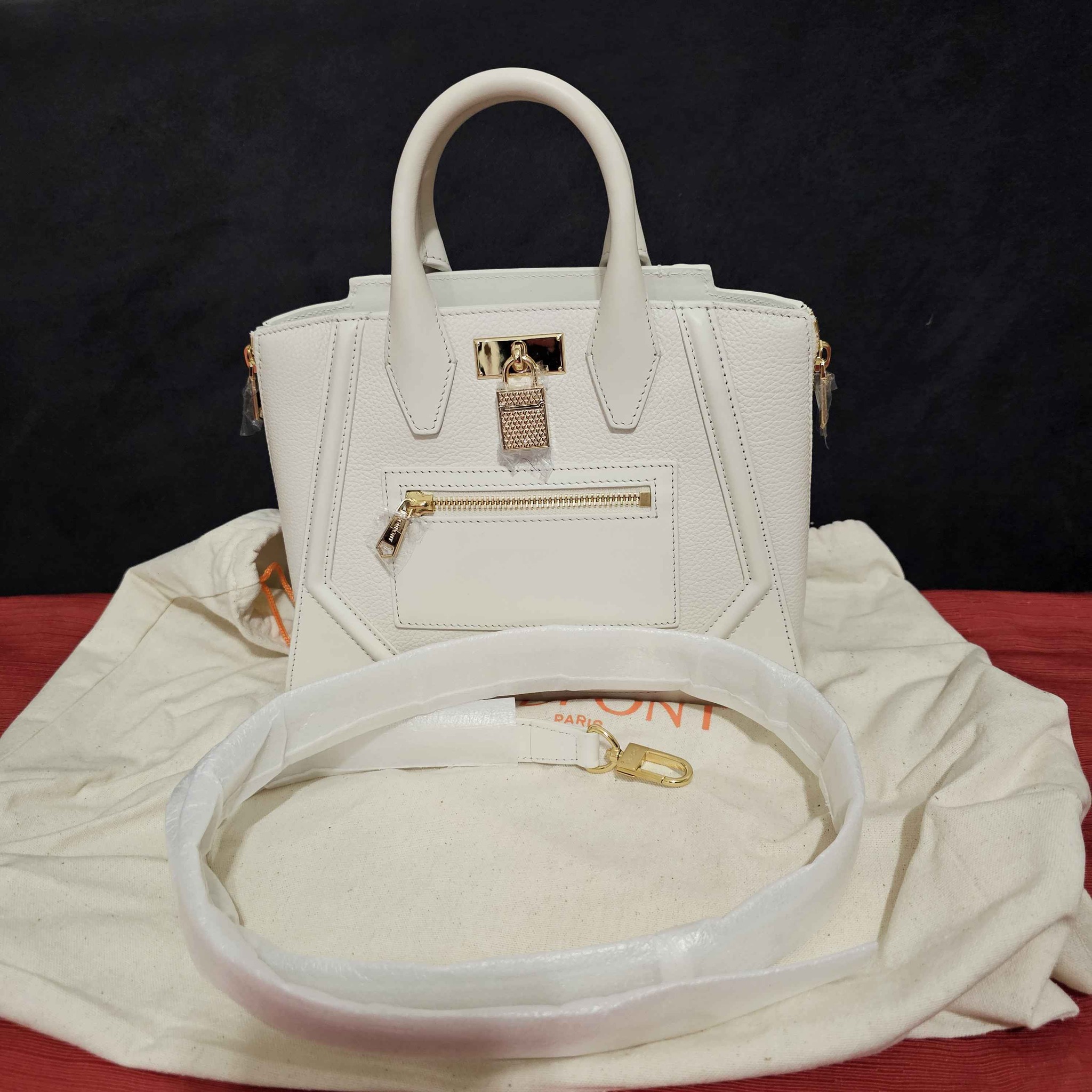 ST Dupont Riviera Small , Off White REF: 1RV261WH2 | New | ALL120 