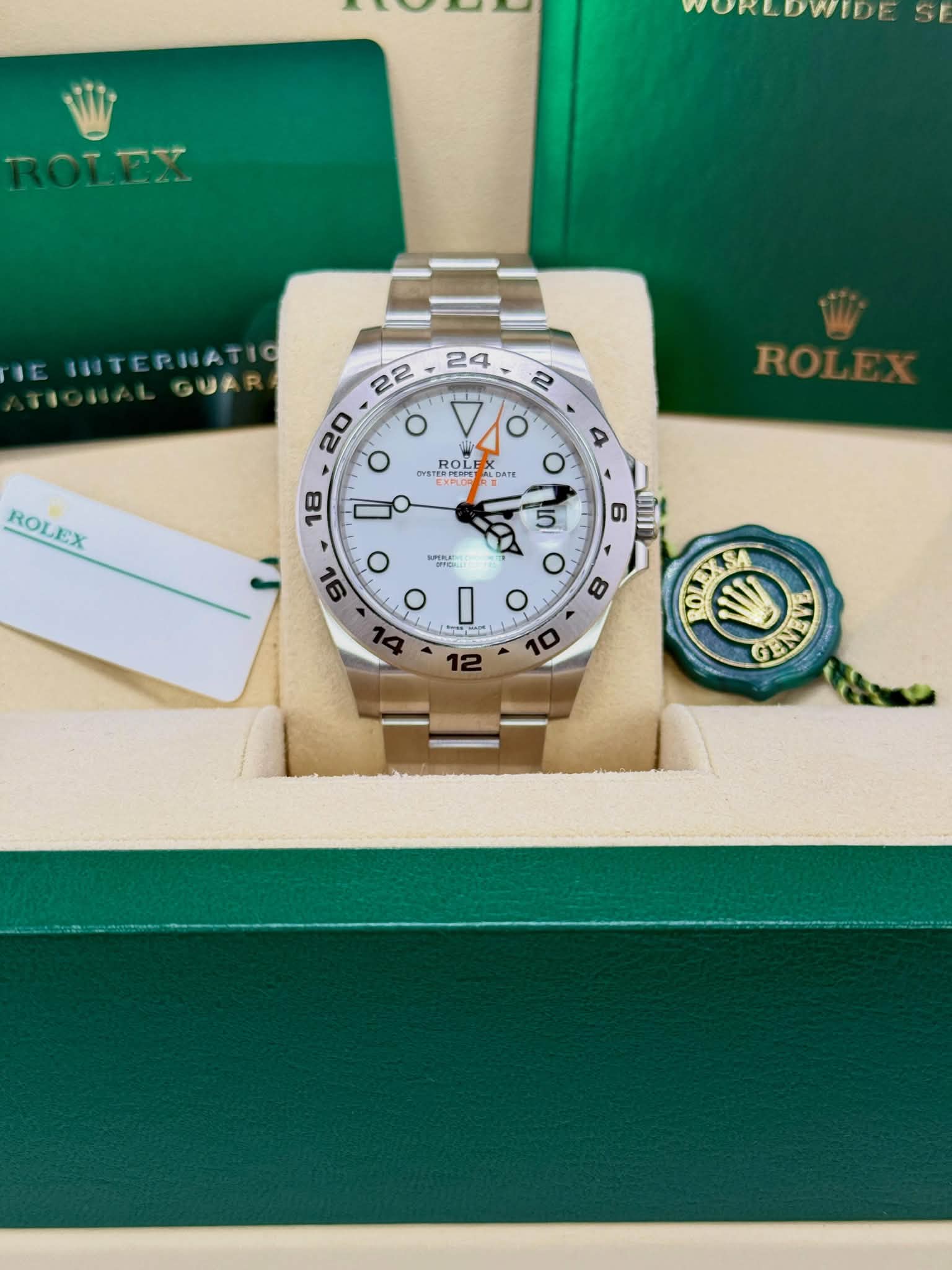 Rolex 42mm Polar Explorer I| $10,999 Model: 216570 Year: 2021 Size