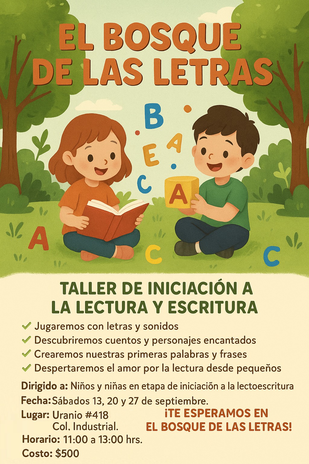 Psic. - 📚 ¡Bienvenidos a El Bosque de las Letras! 🌳 Un espacio mágico ...